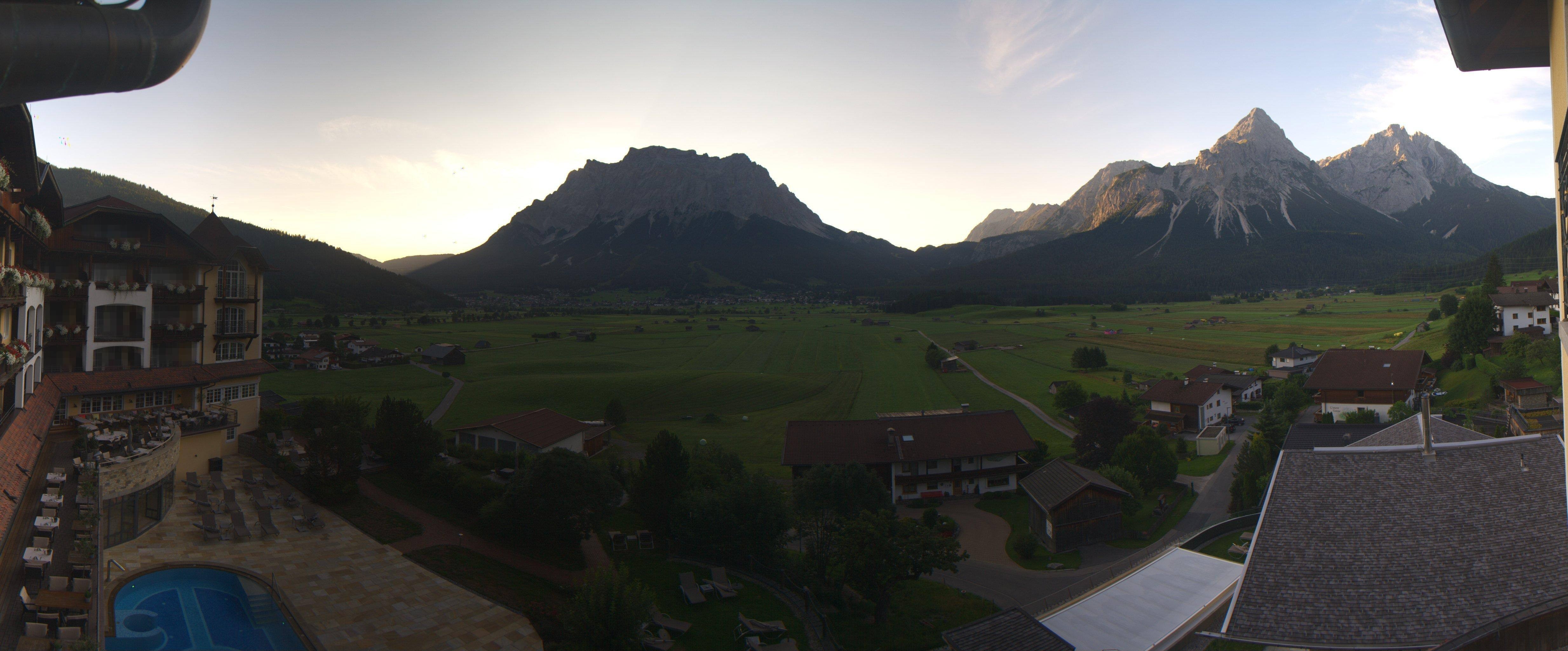 Archiv Foto Webcam Panoramablick Zugspitze