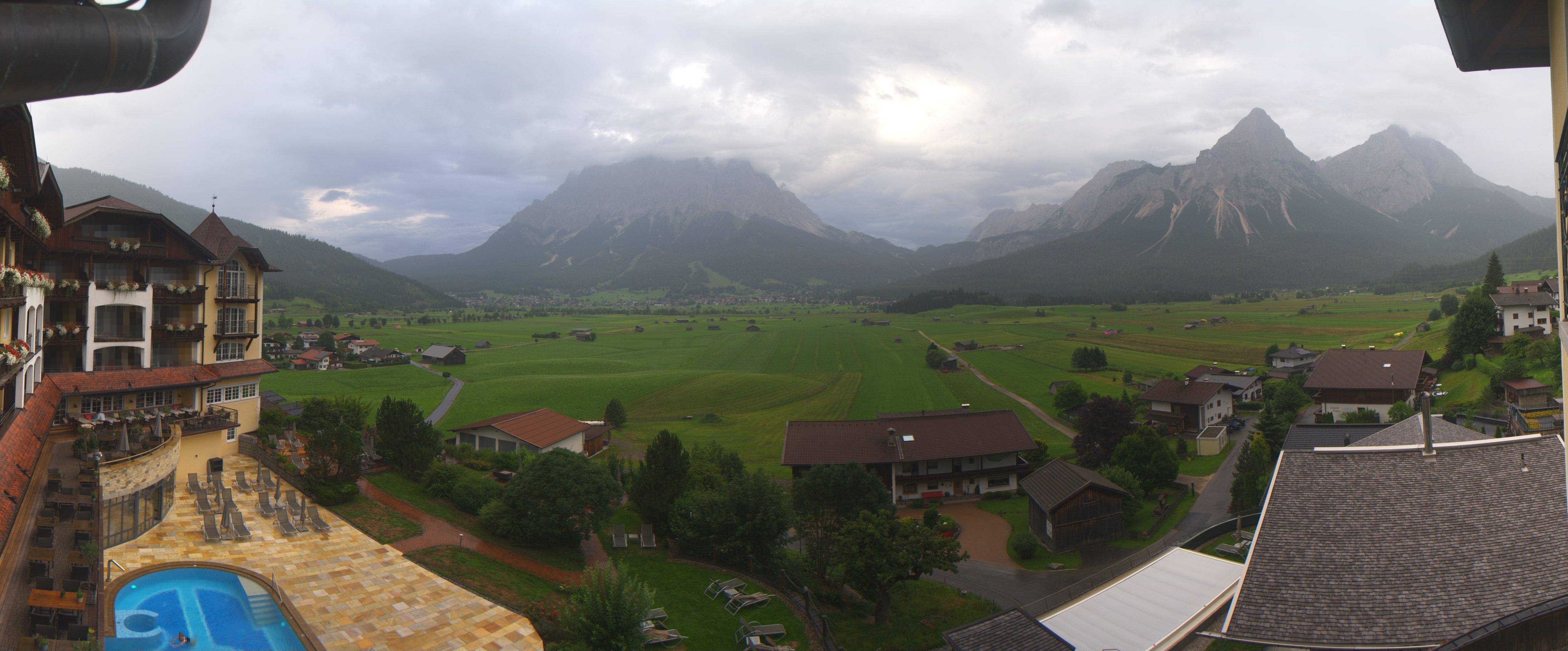 Archiv Foto Webcam Panoramablick Zugspitze