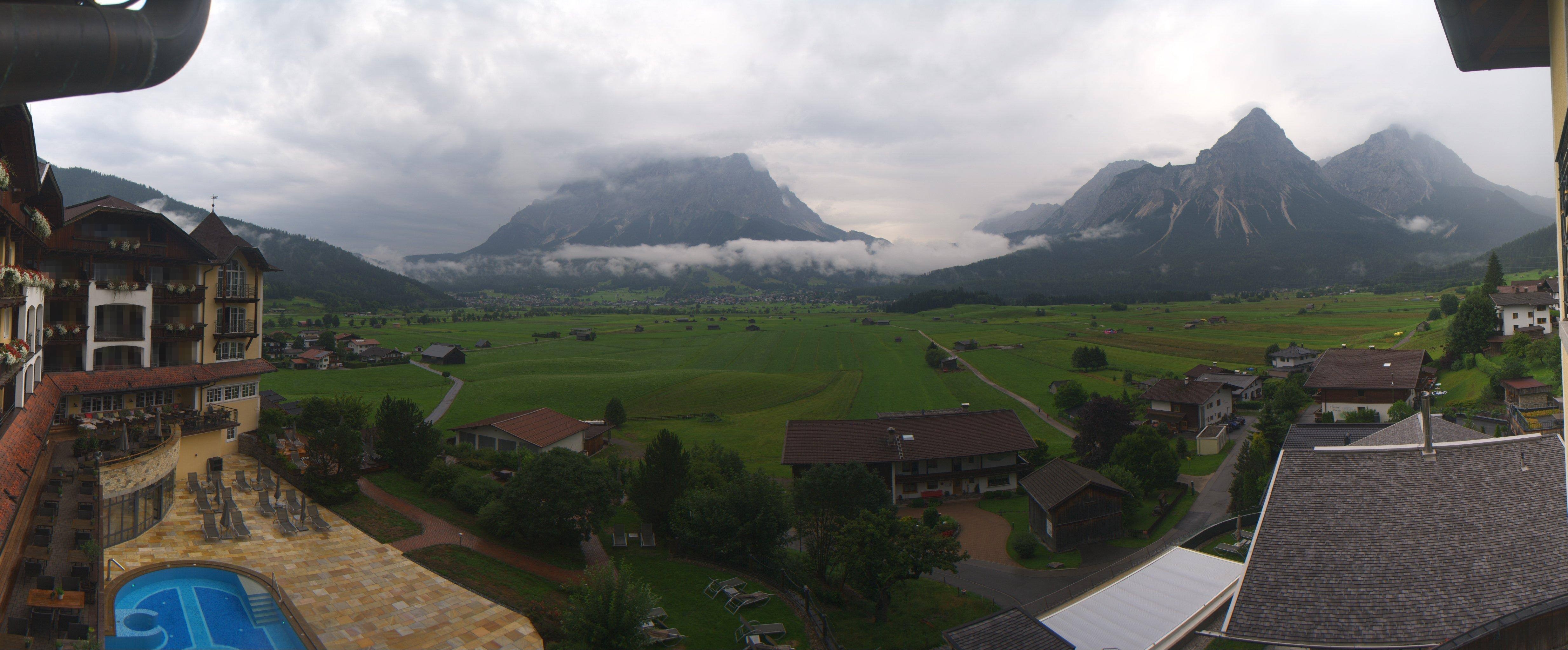 Archiv Foto Webcam Panoramablick Zugspitze