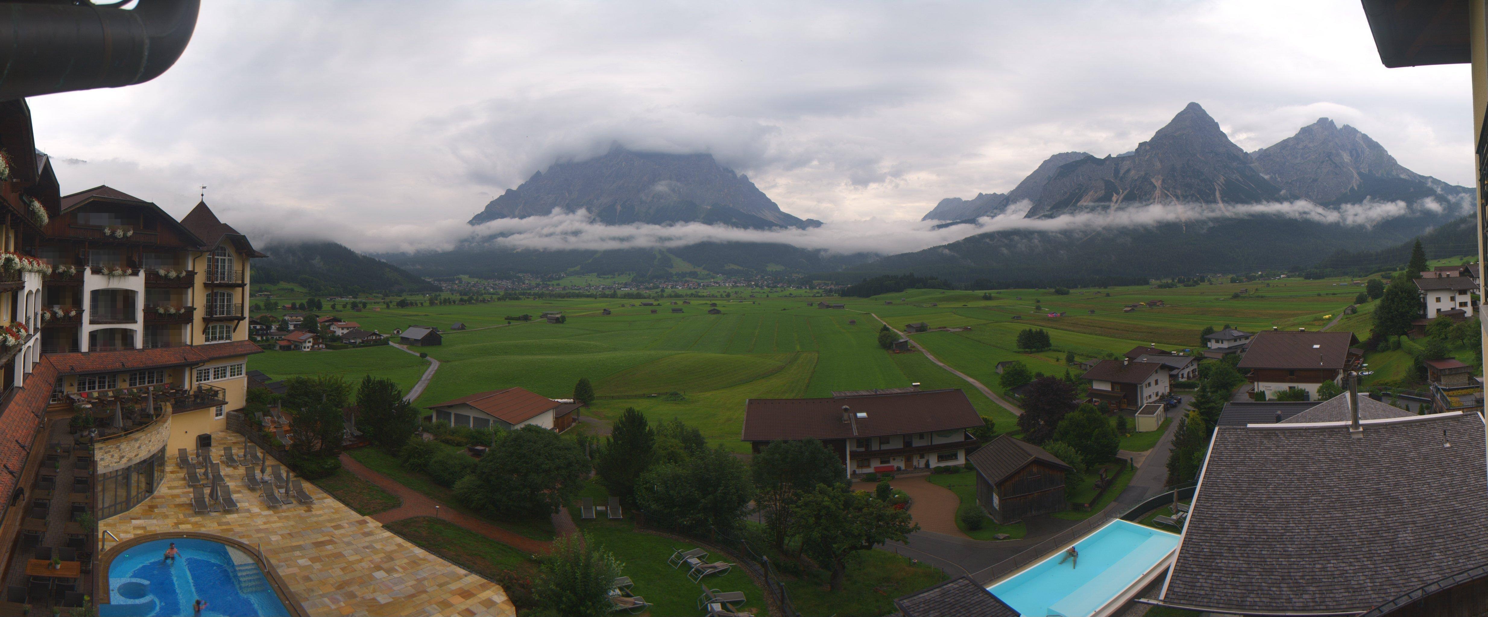 Archiv Foto Webcam Panoramablick Zugspitze