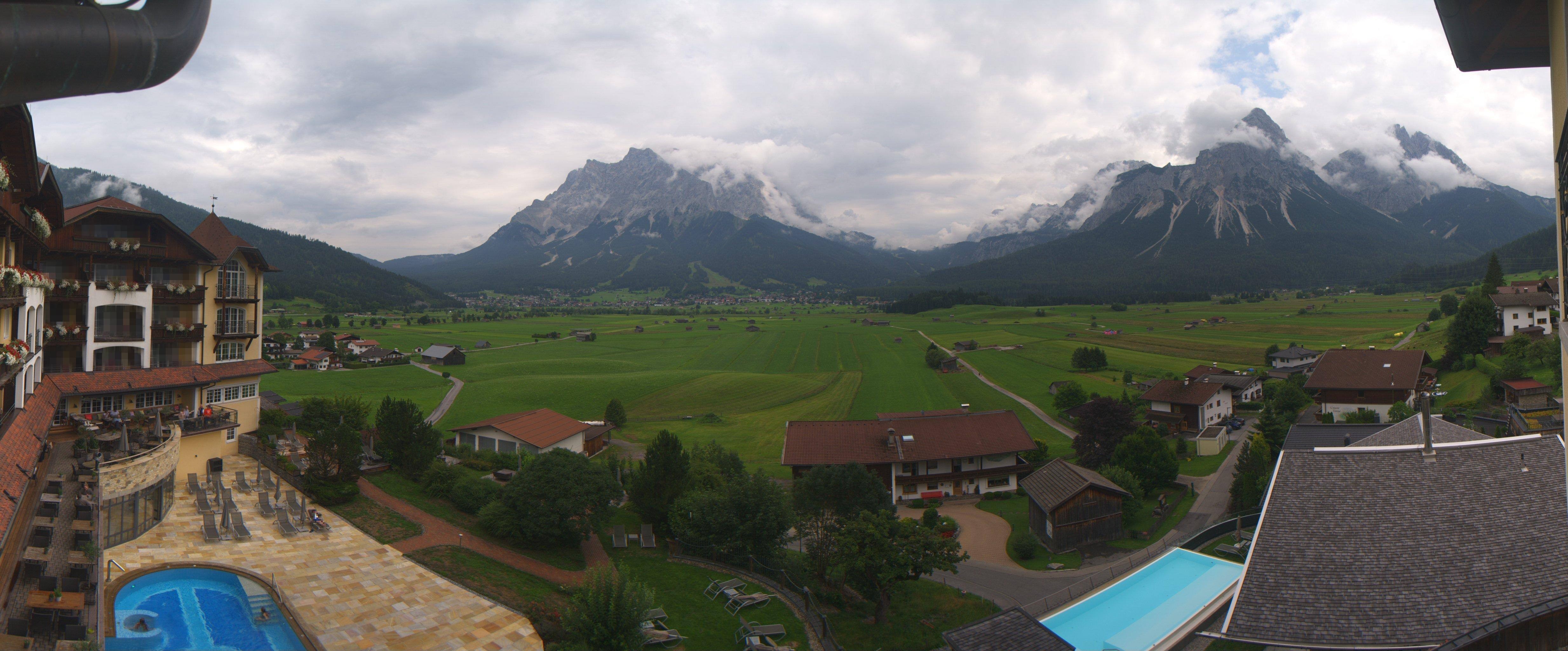 Archiv Foto Webcam Panoramablick Zugspitze