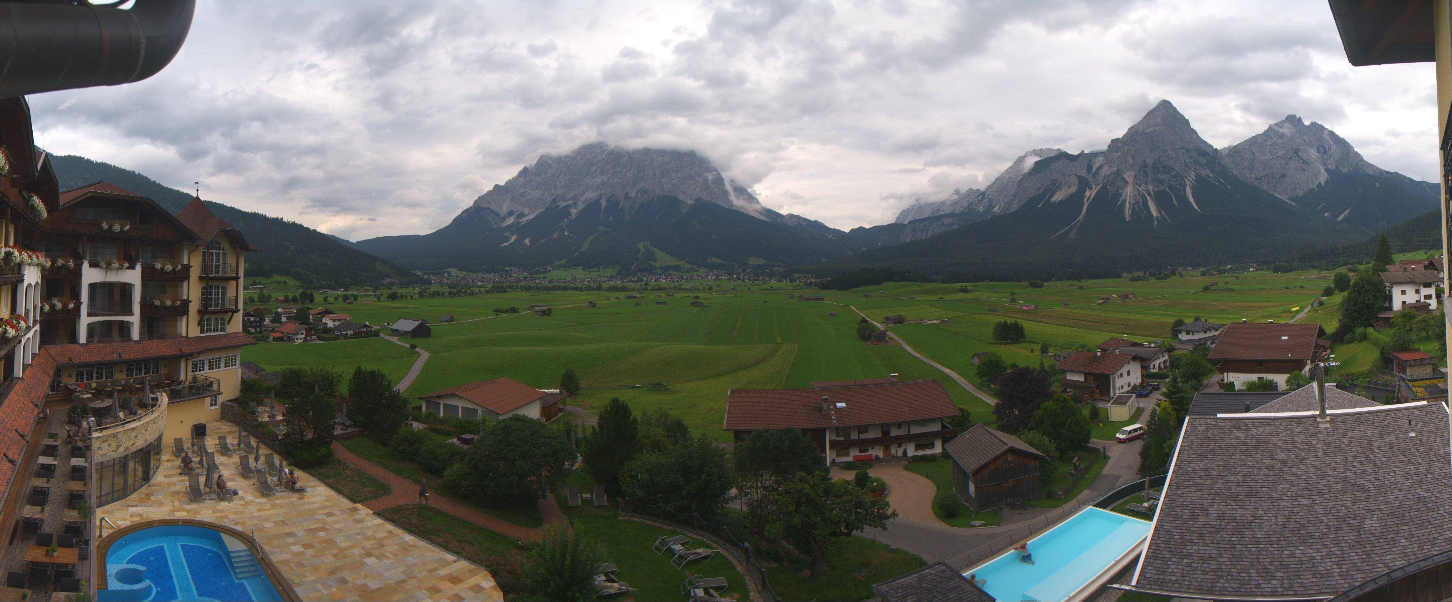 Archiv Foto Webcam Panoramablick Zugspitze