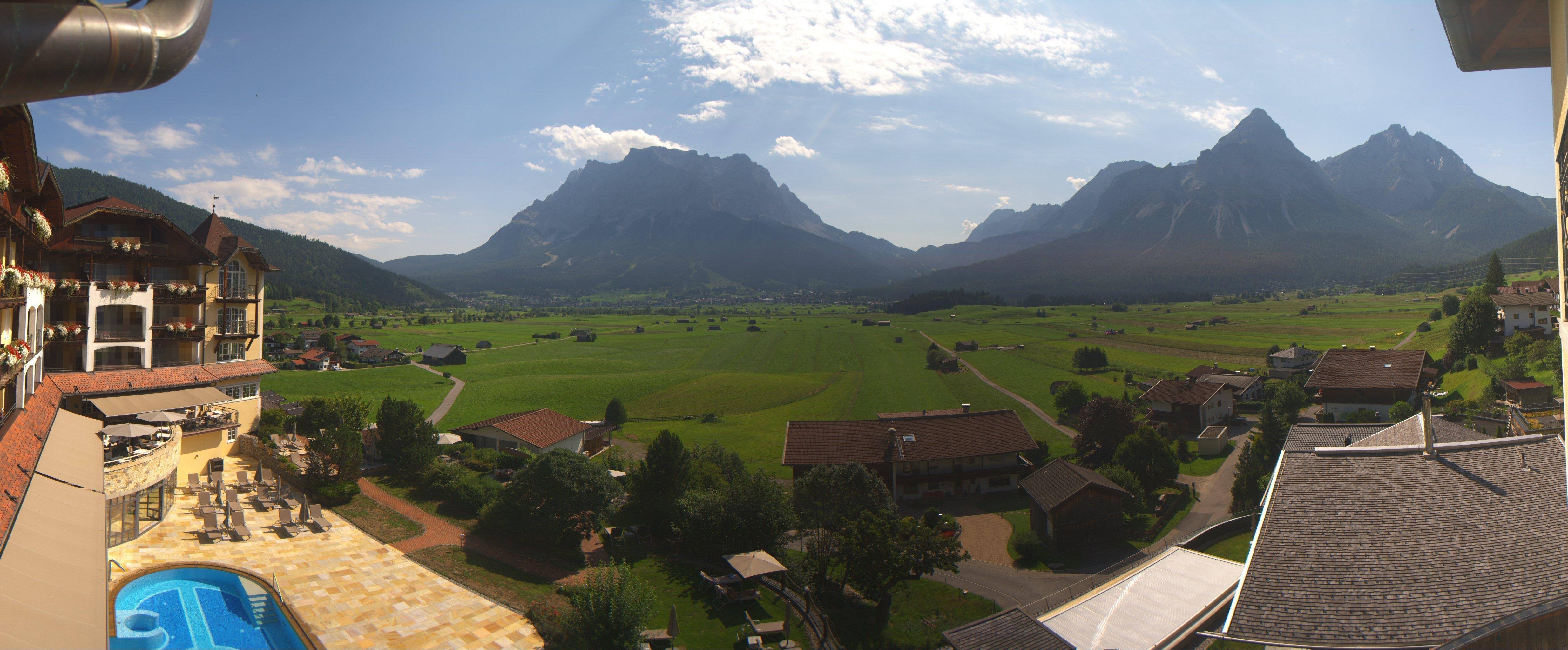 Archiv Foto Webcam Panoramablick Zugspitze