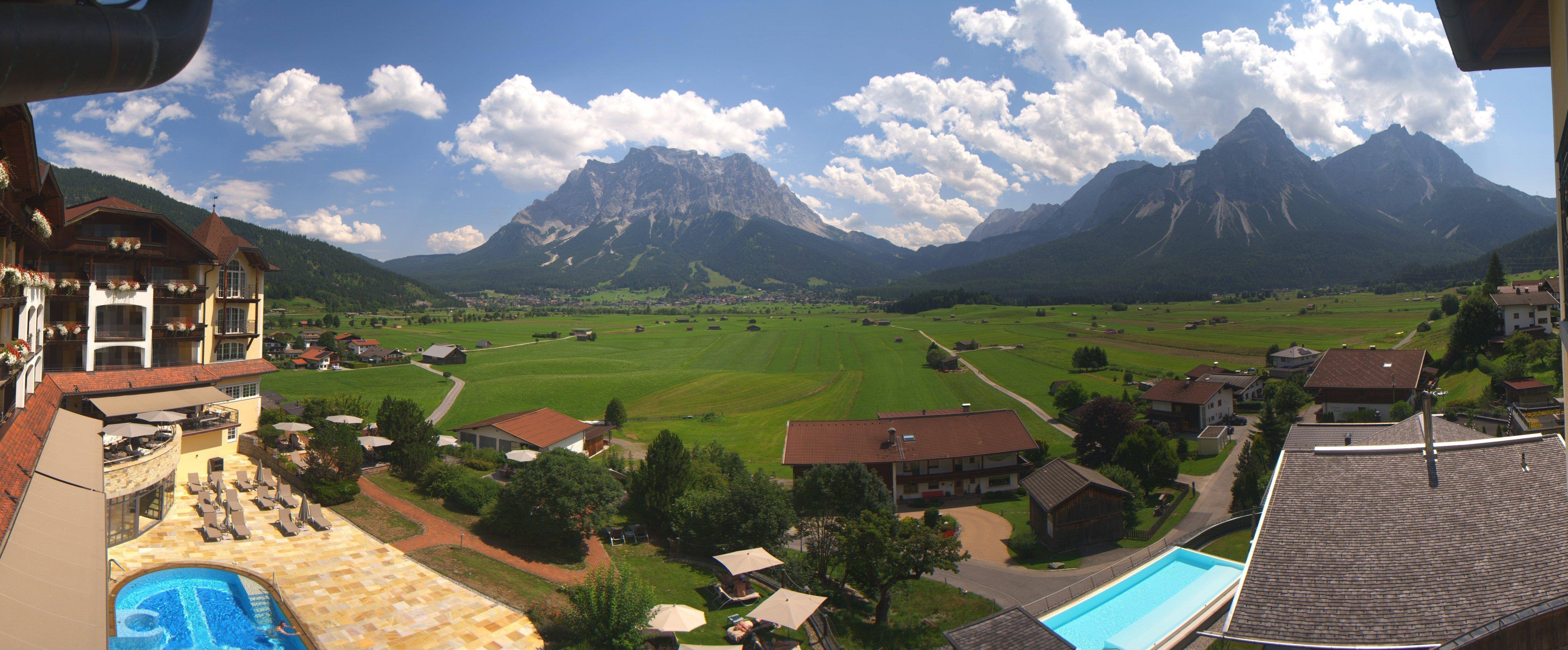 Archiv Foto Webcam Panoramablick Zugspitze