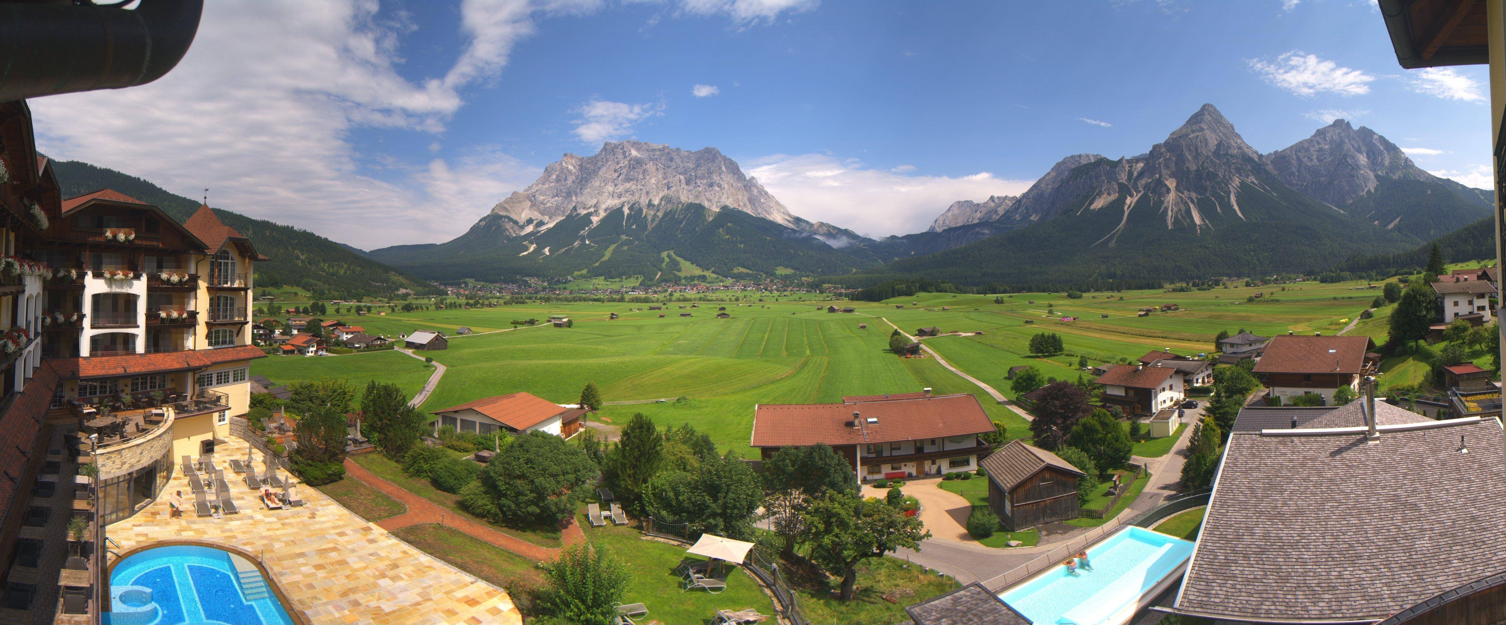 Archiv Foto Webcam Panoramablick Zugspitze