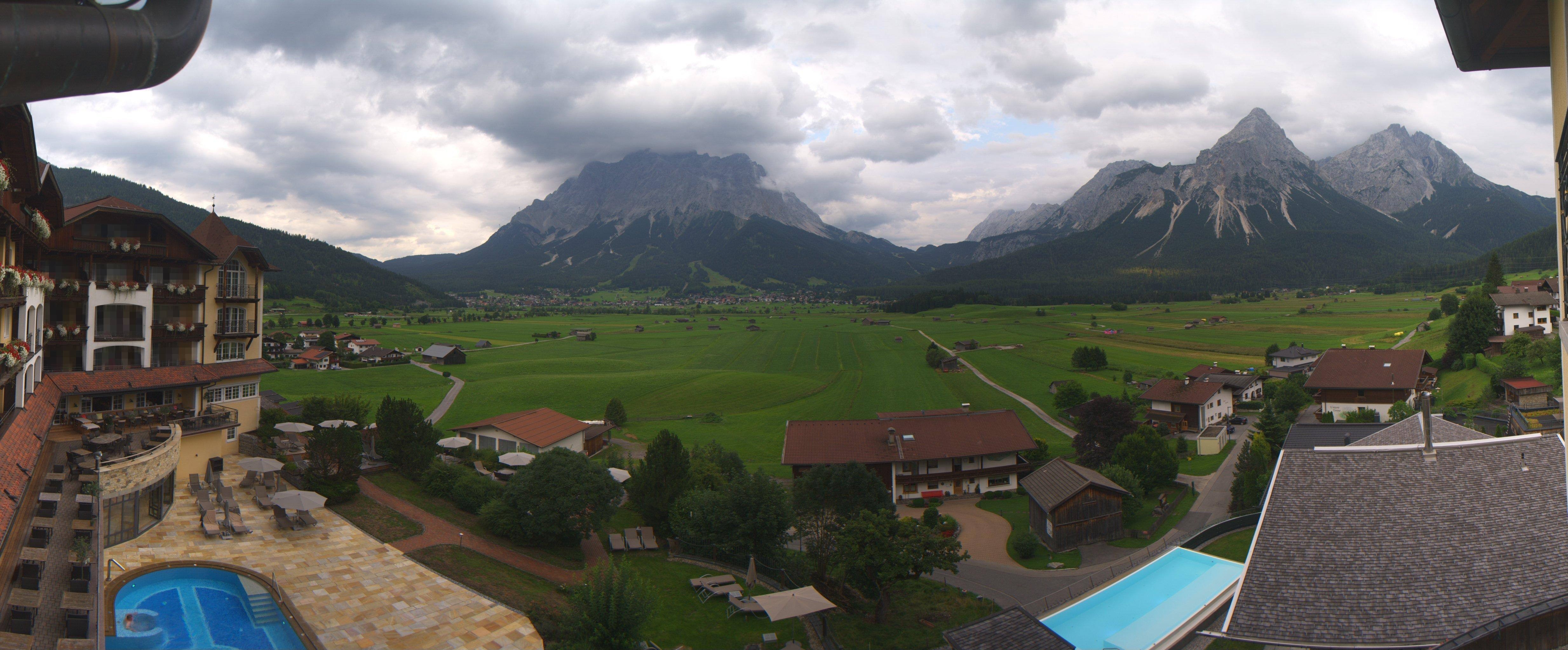 Archiv Foto Webcam Panoramablick Zugspitze