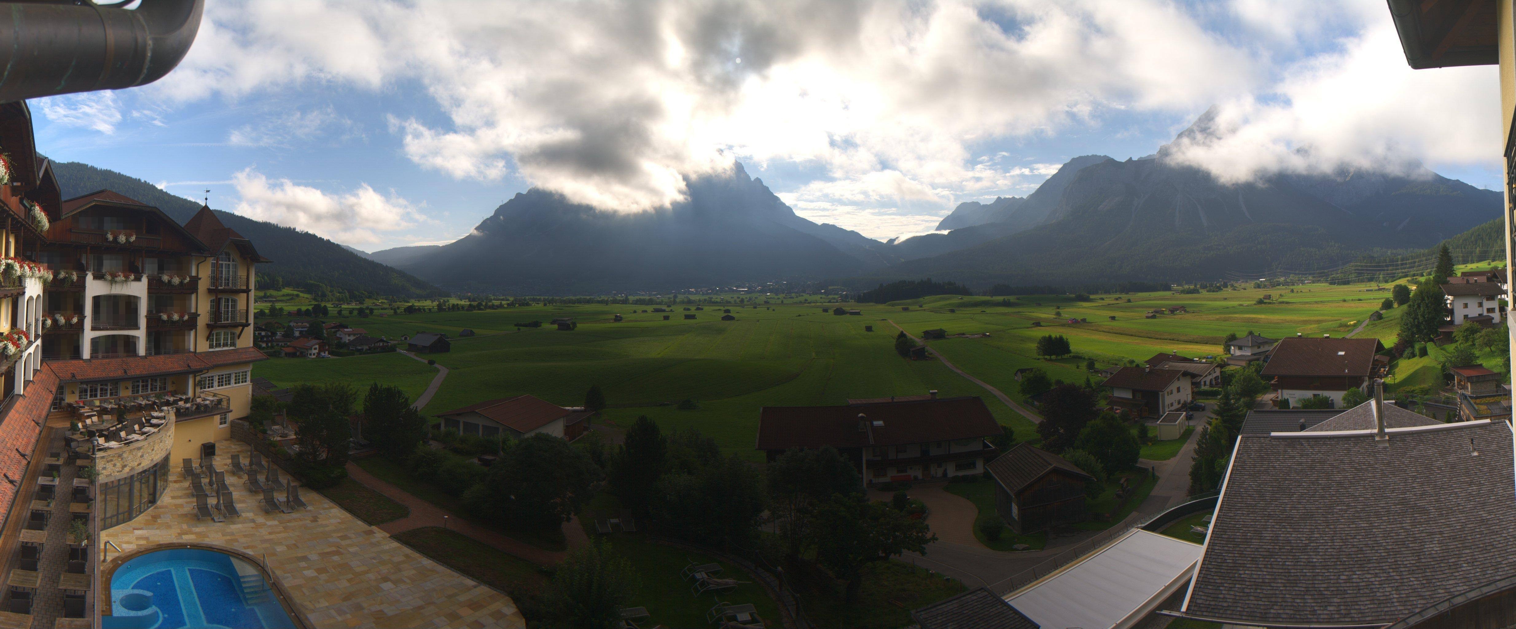 Archiv Foto Webcam Panoramablick Zugspitze