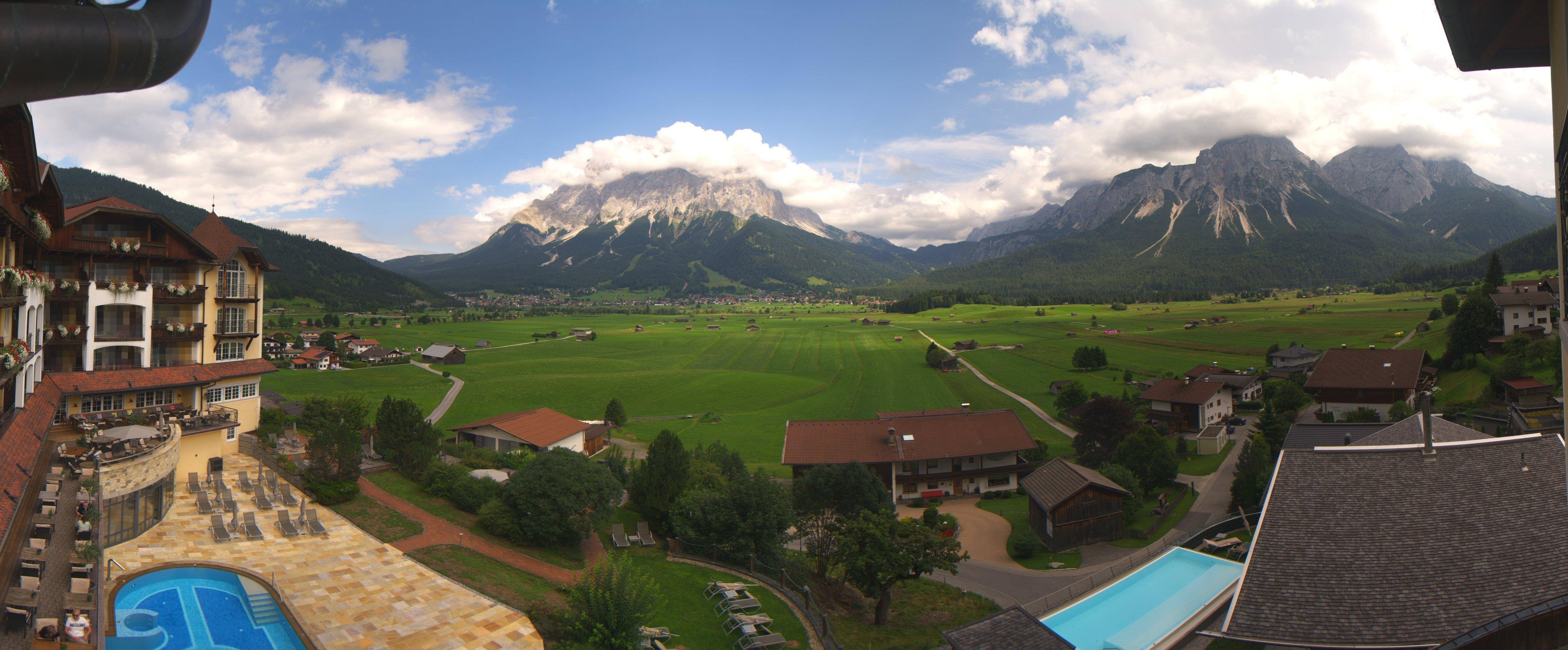 Archiv Foto Webcam Panoramablick Zugspitze