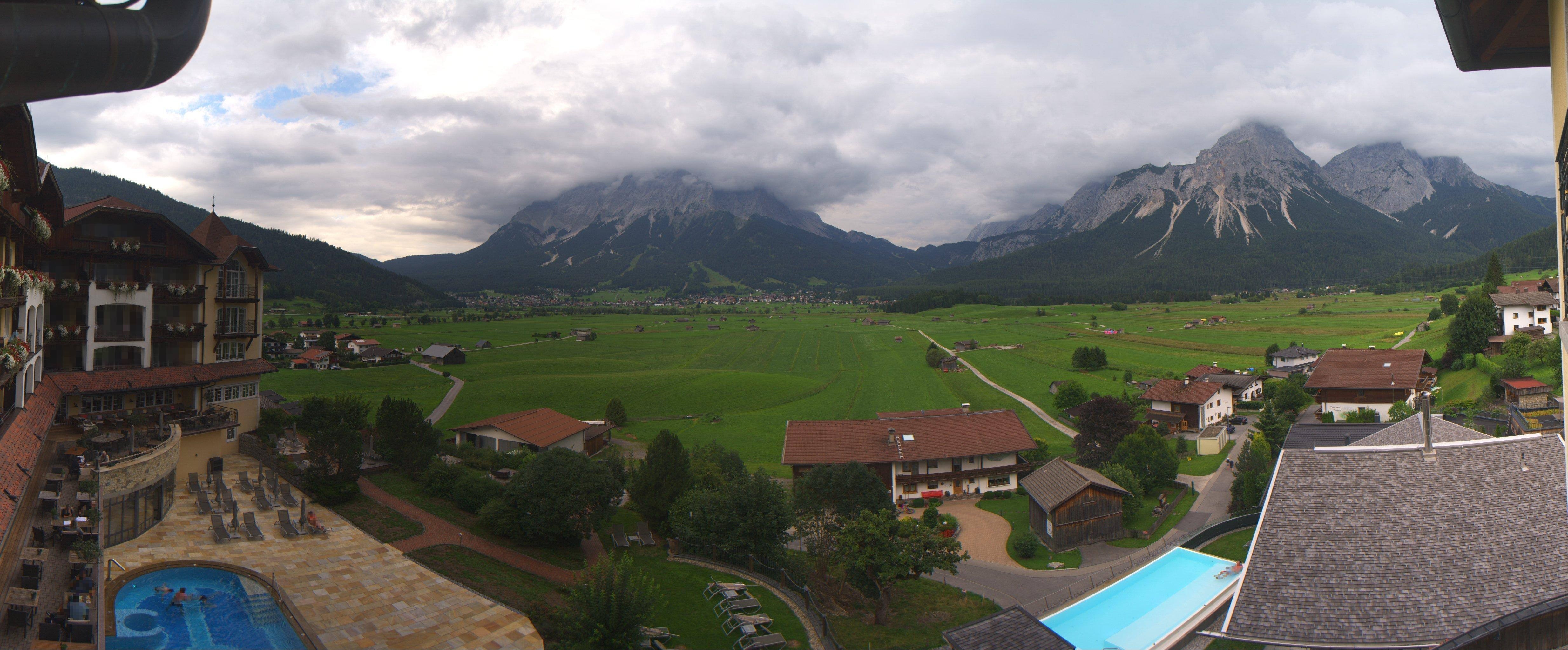 Archiv Foto Webcam Panoramablick Zugspitze