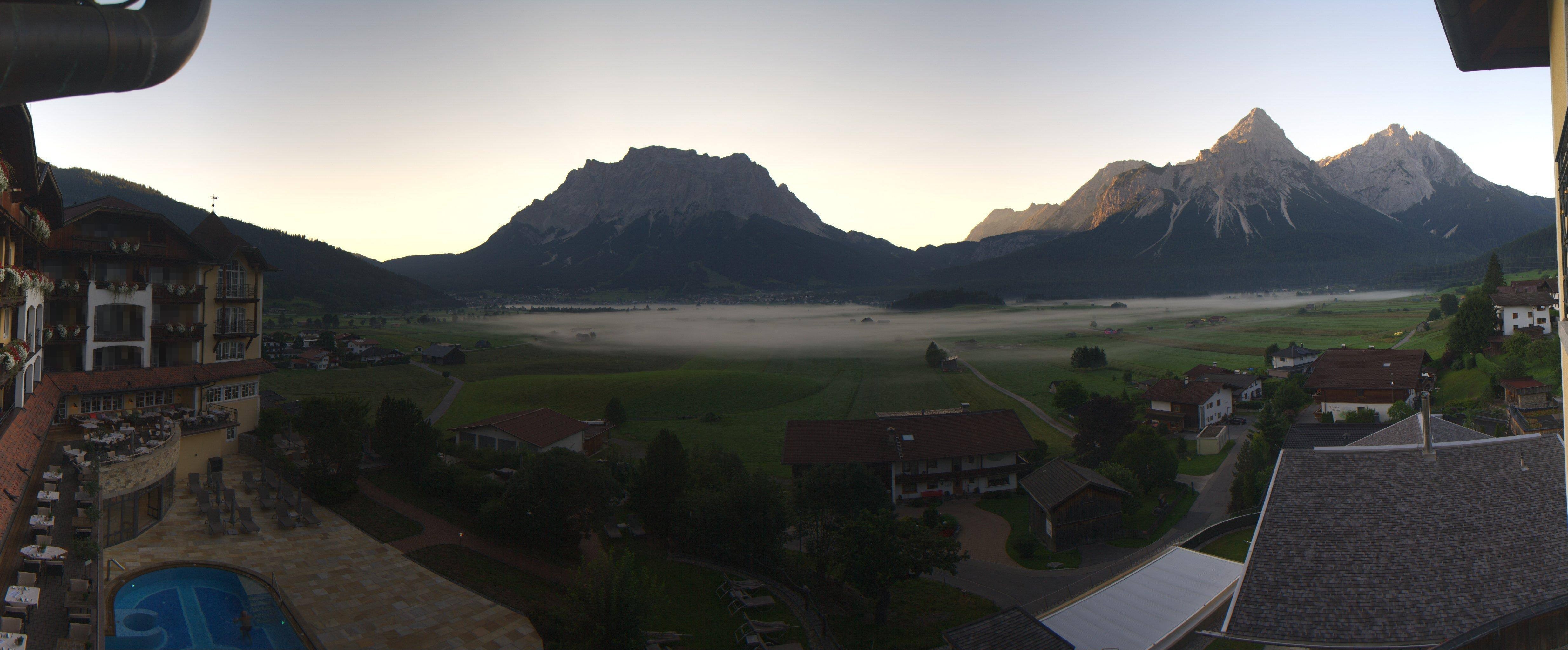 Archiv Foto Webcam Panoramablick Zugspitze
