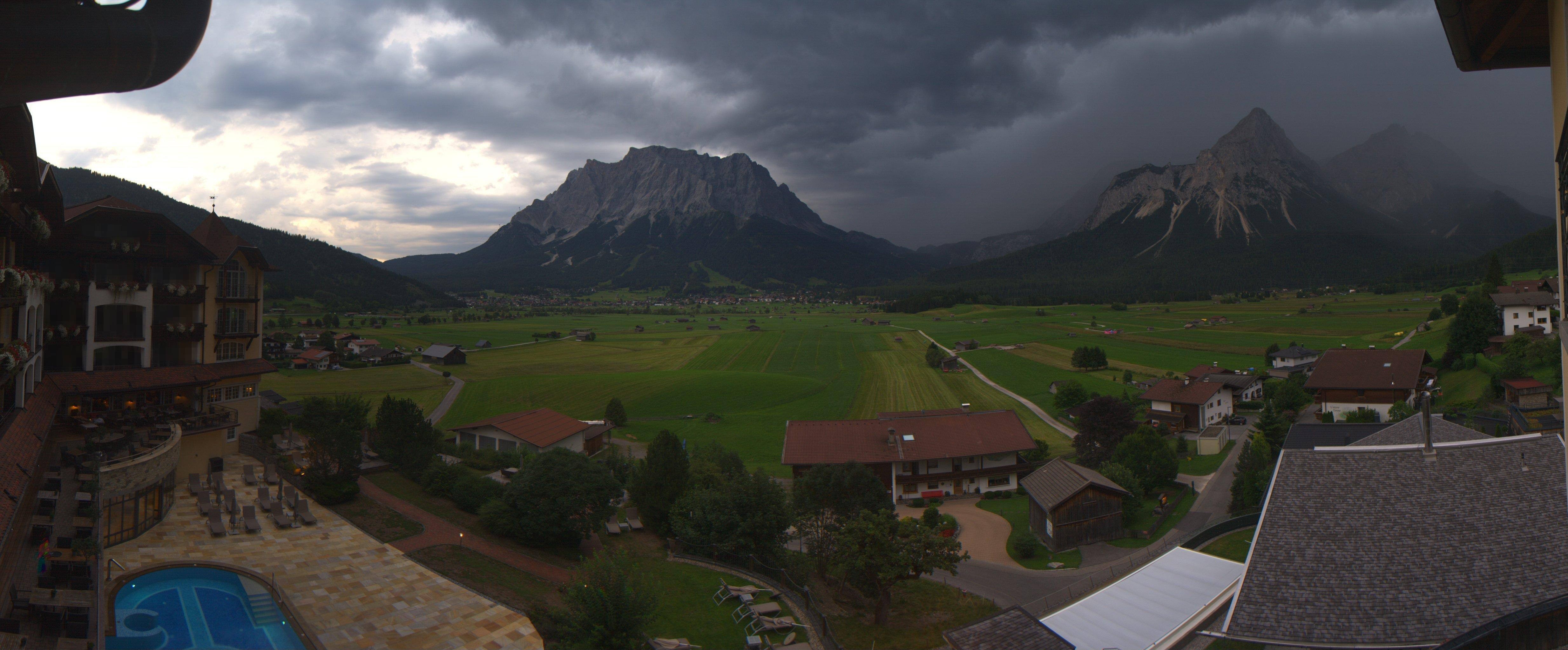 Archiv Foto Webcam Panoramablick Zugspitze