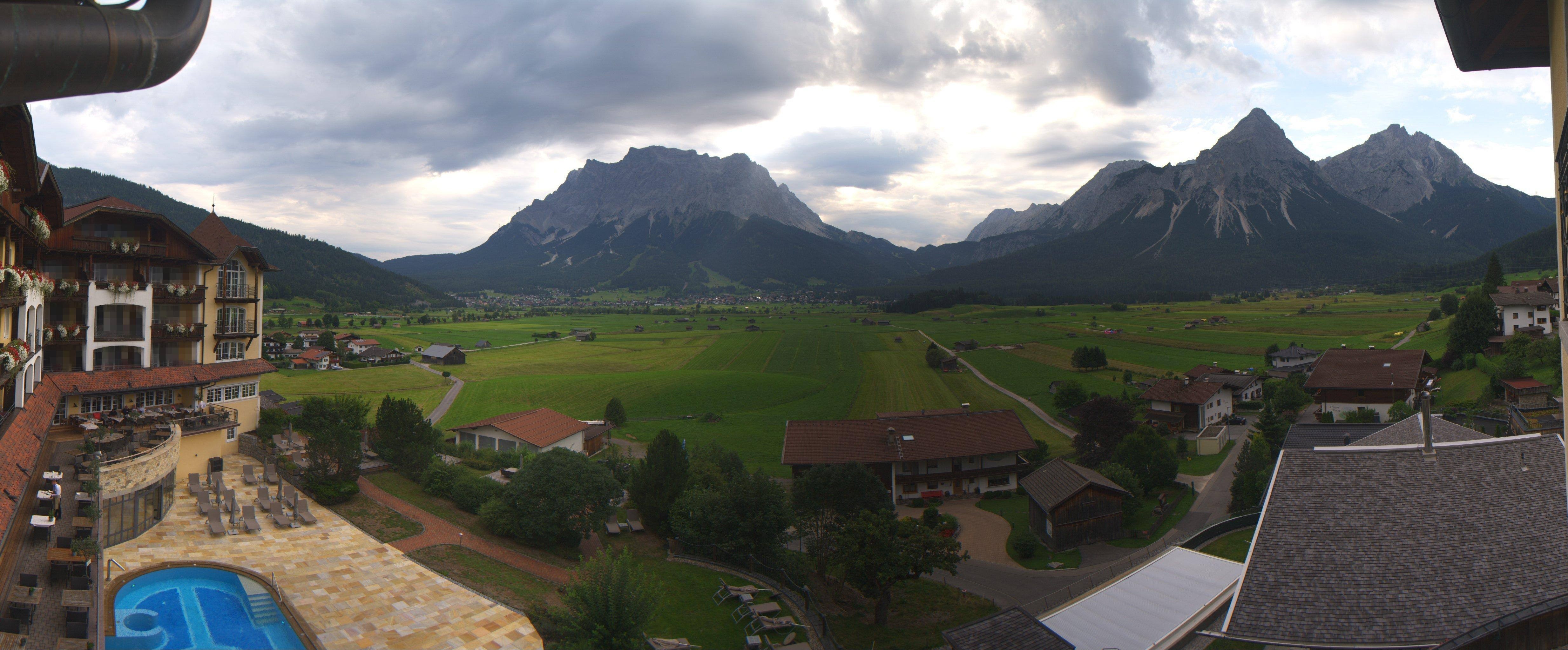 Archiv Foto Webcam Panoramablick Zugspitze