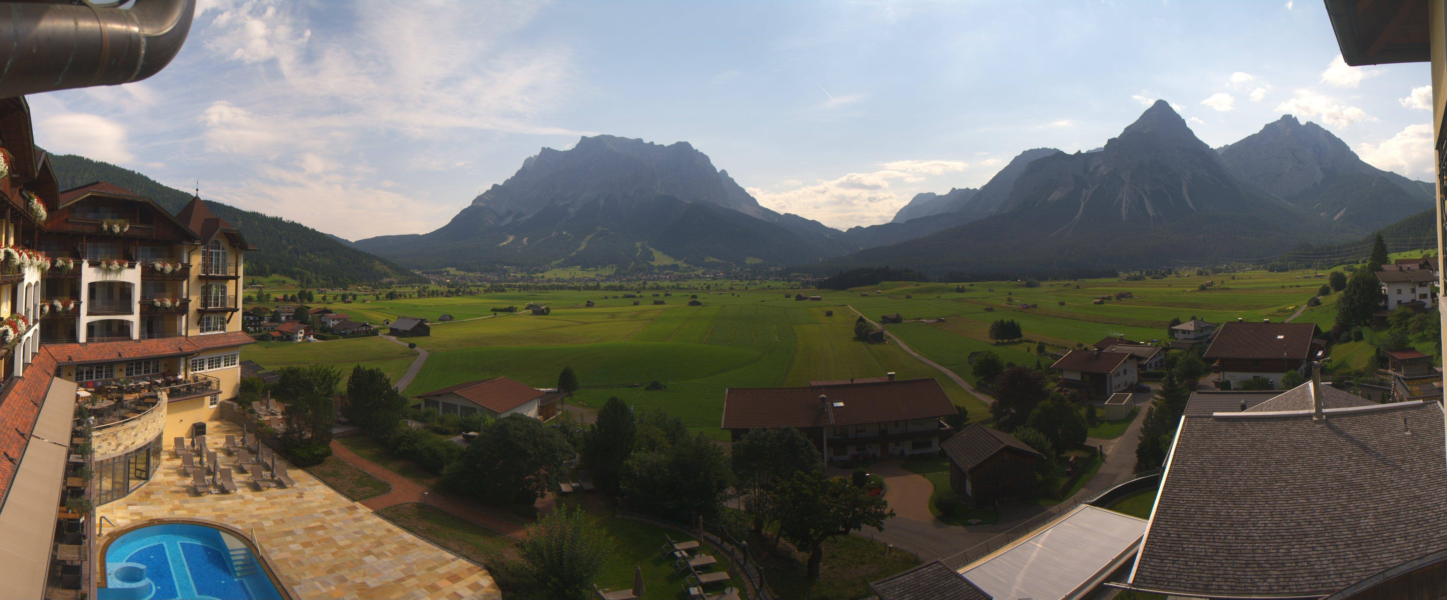 Archiv Foto Webcam Panoramablick Zugspitze