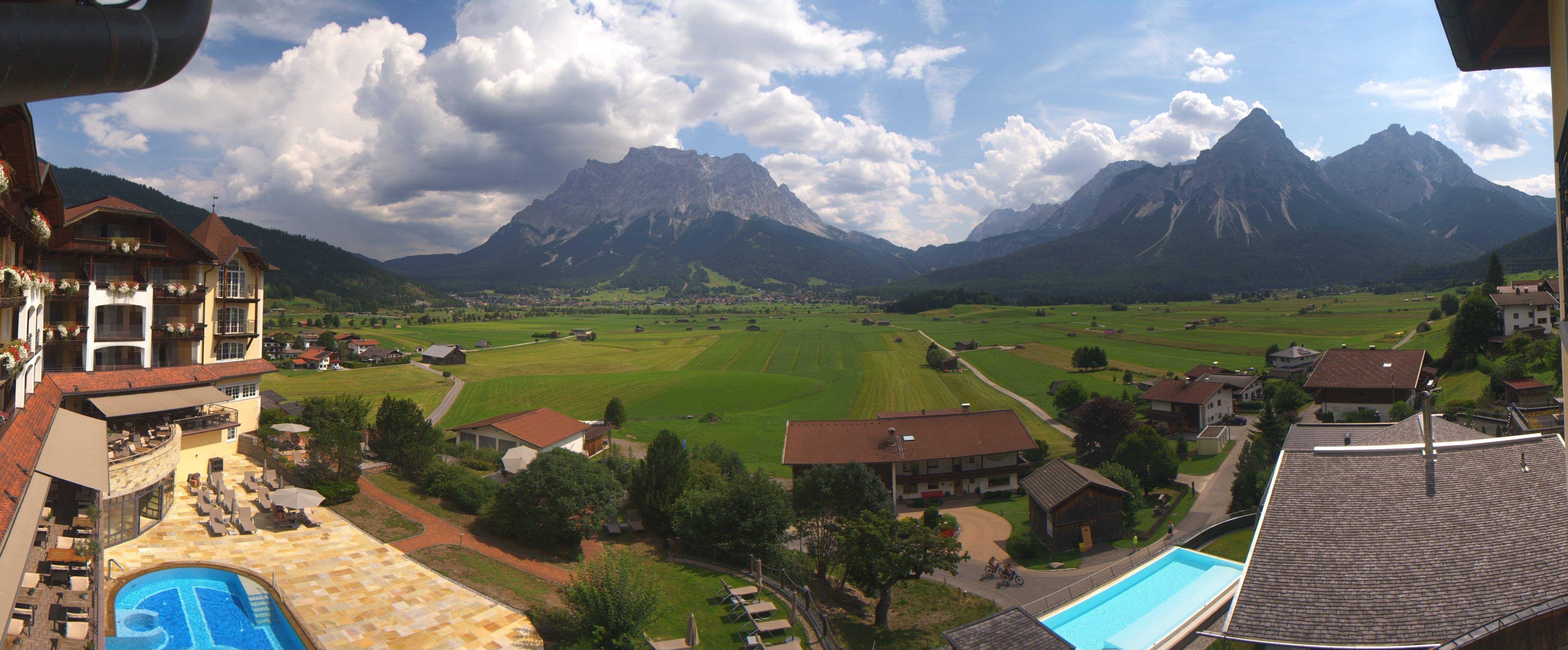 Archiv Foto Webcam Panoramablick Zugspitze