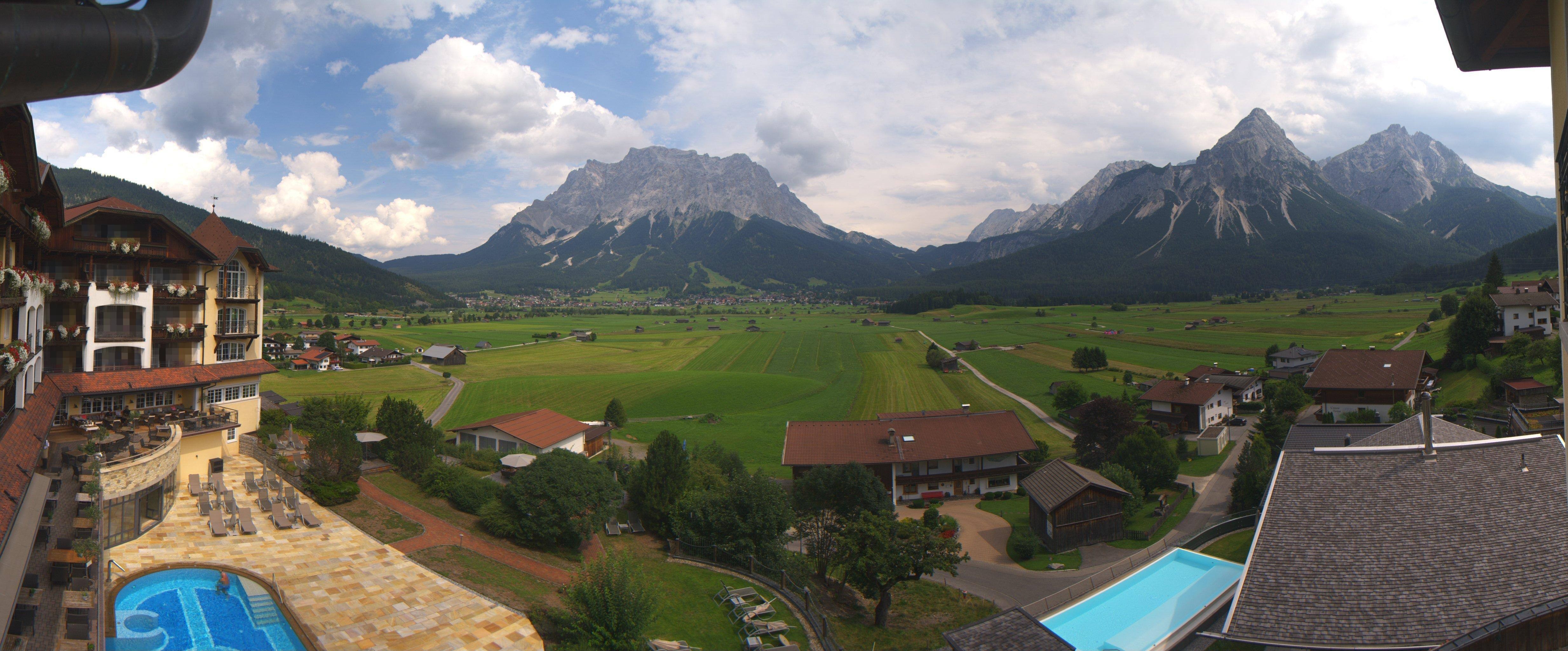 Archiv Foto Webcam Panoramablick Zugspitze