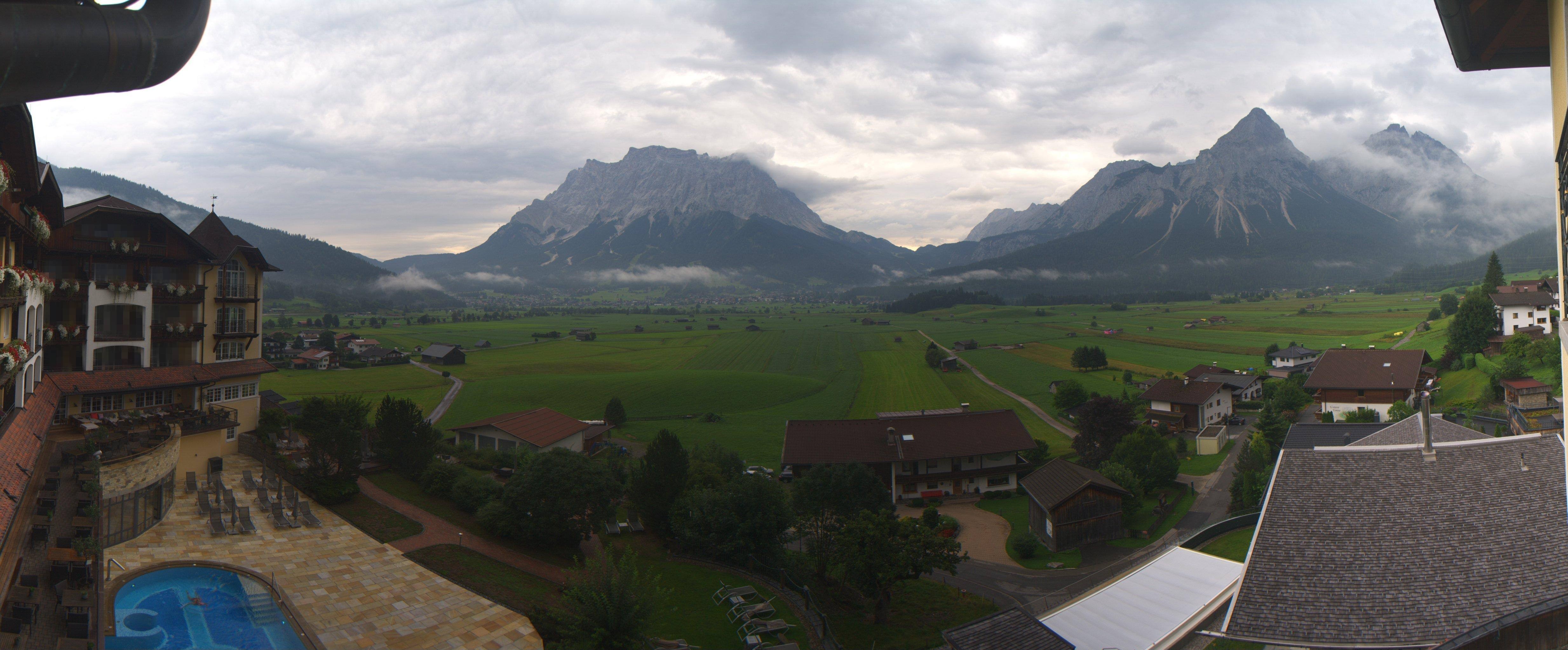 Archiv Foto Webcam Panoramablick Zugspitze