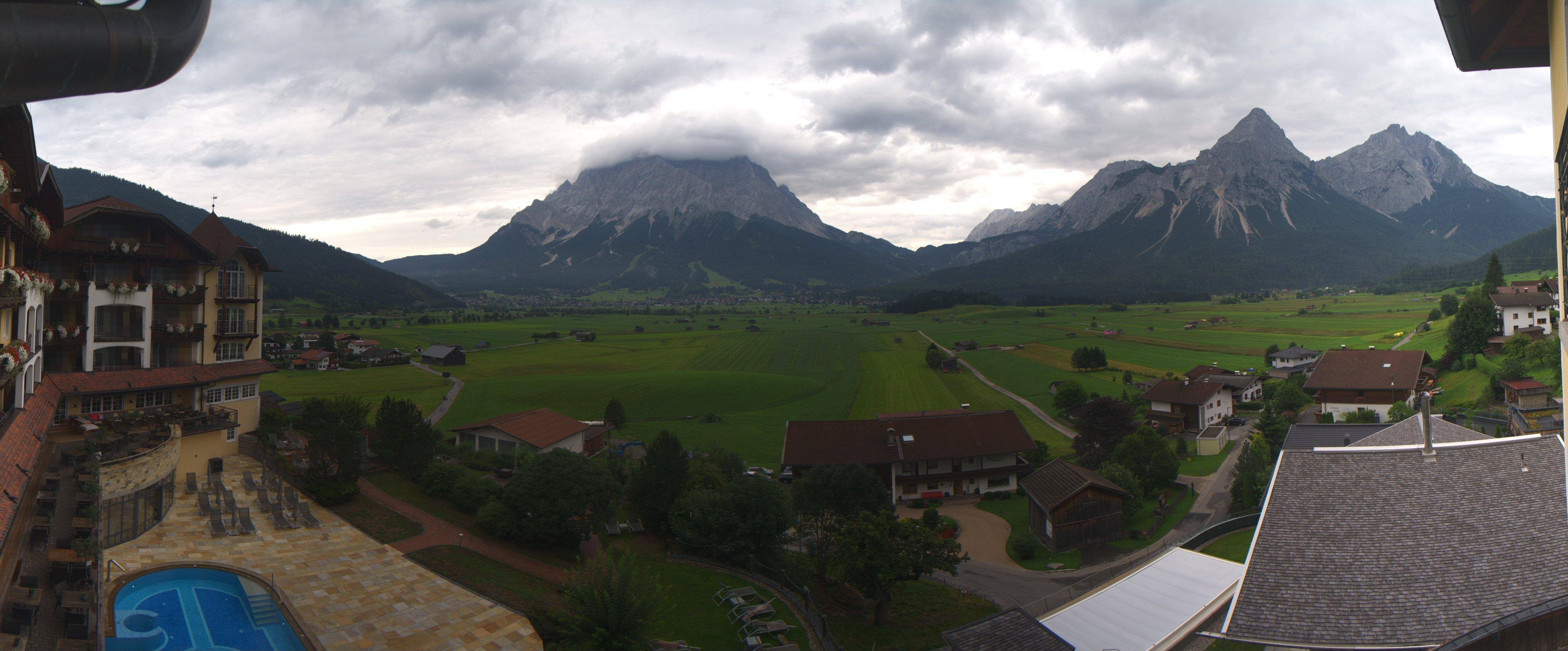 Archiv Foto Webcam Panoramablick Zugspitze