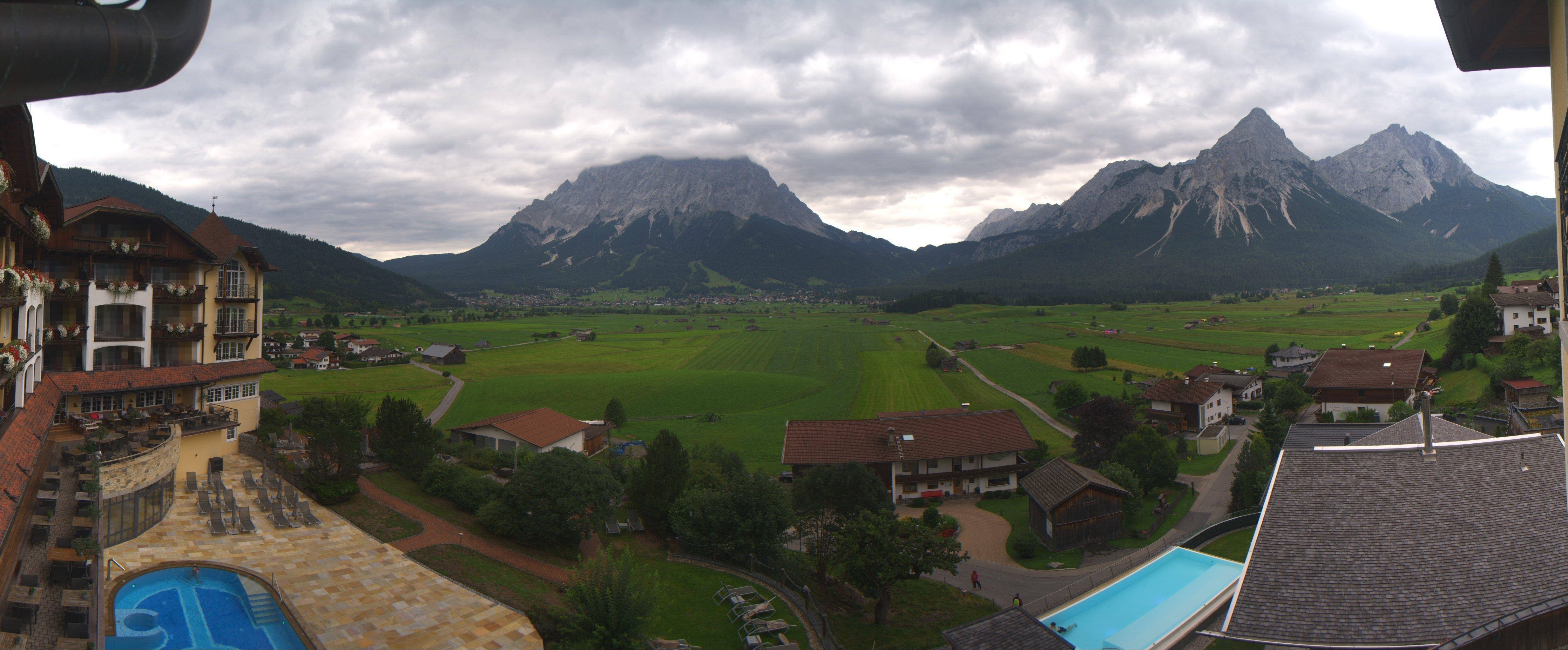 Archiv Foto Webcam Panoramablick Zugspitze