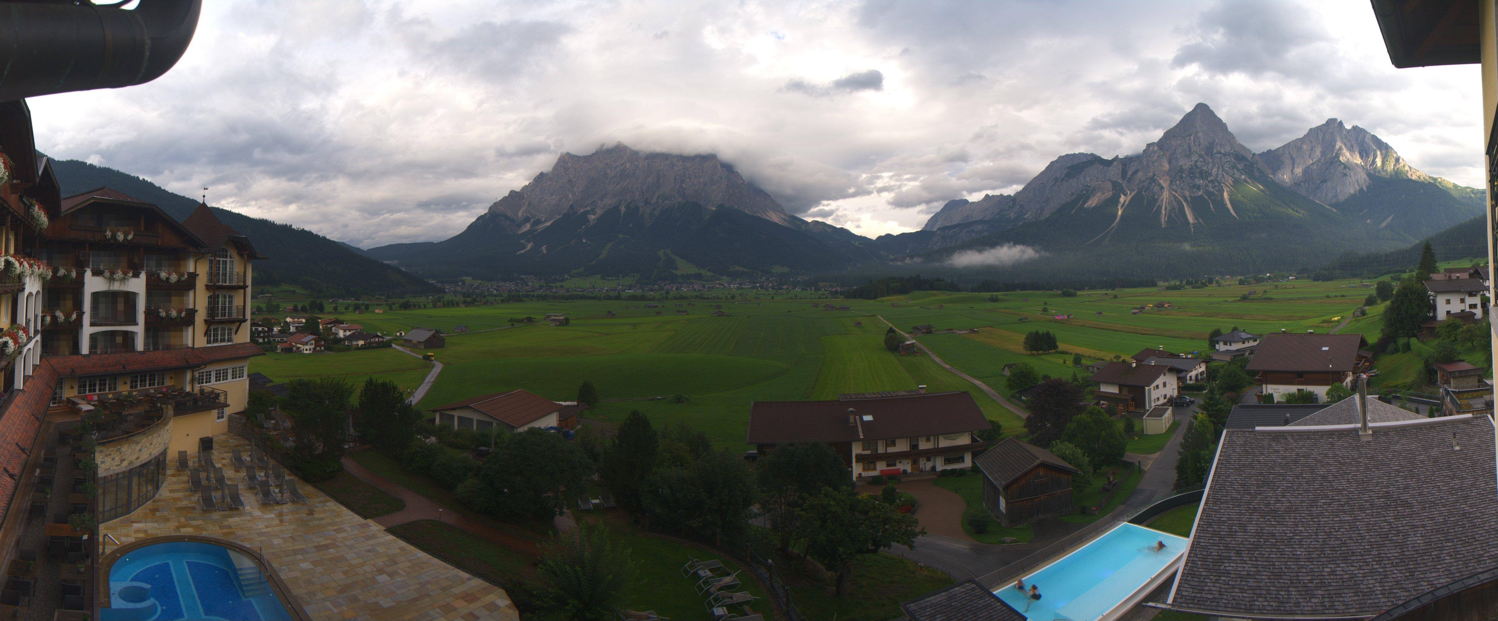 Archiv Foto Webcam Panoramablick Zugspitze
