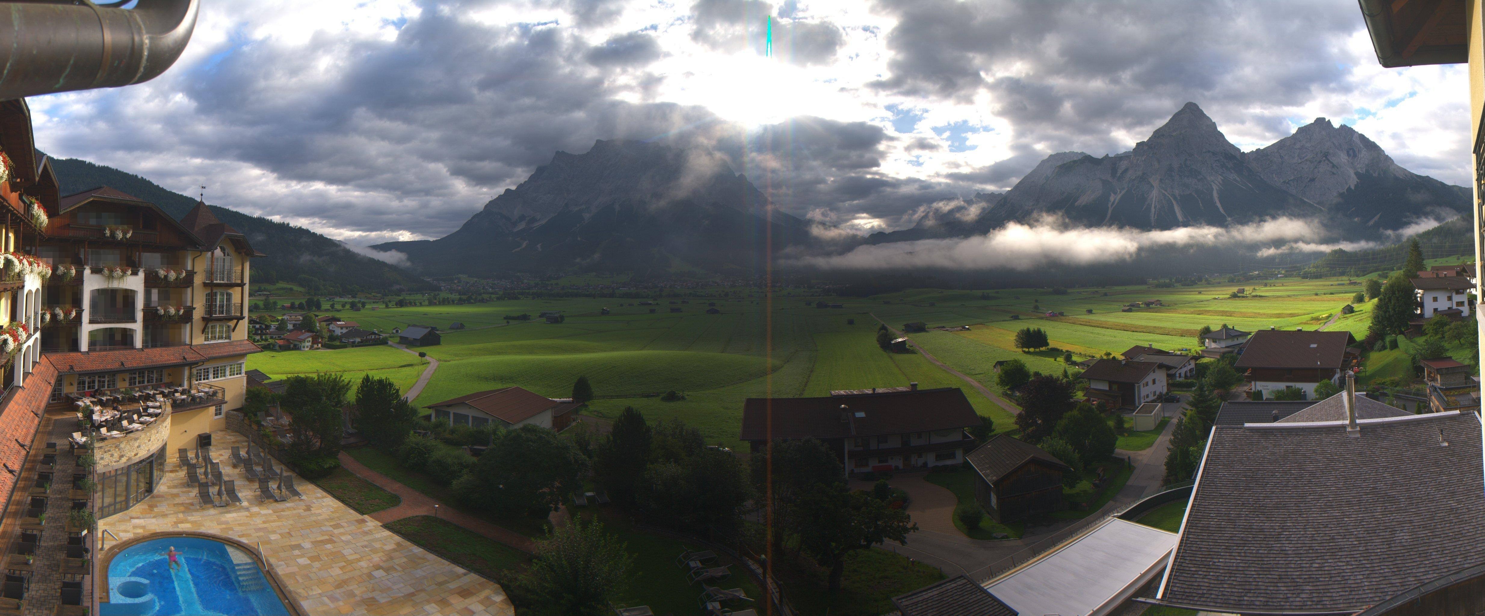 Archiv Foto Webcam Panoramablick Zugspitze