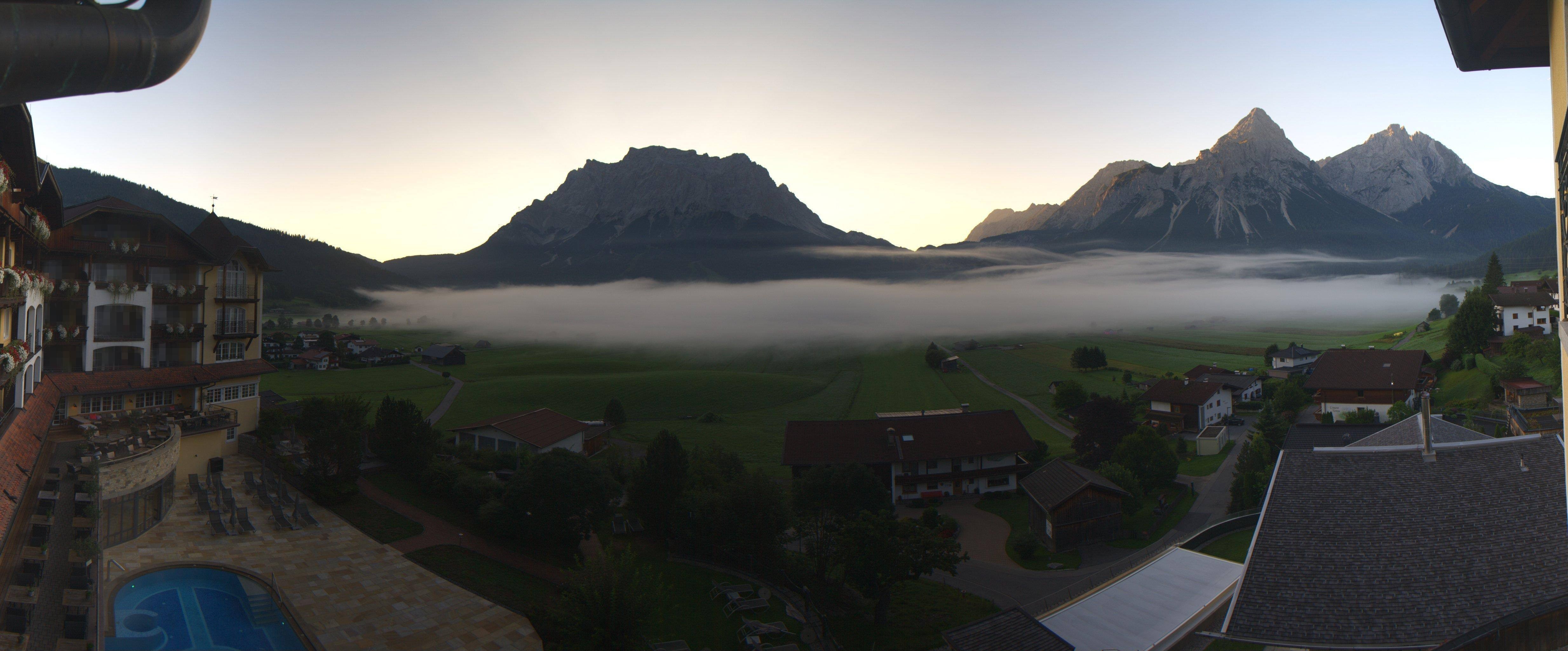 Archiv Foto Webcam Panoramablick Zugspitze