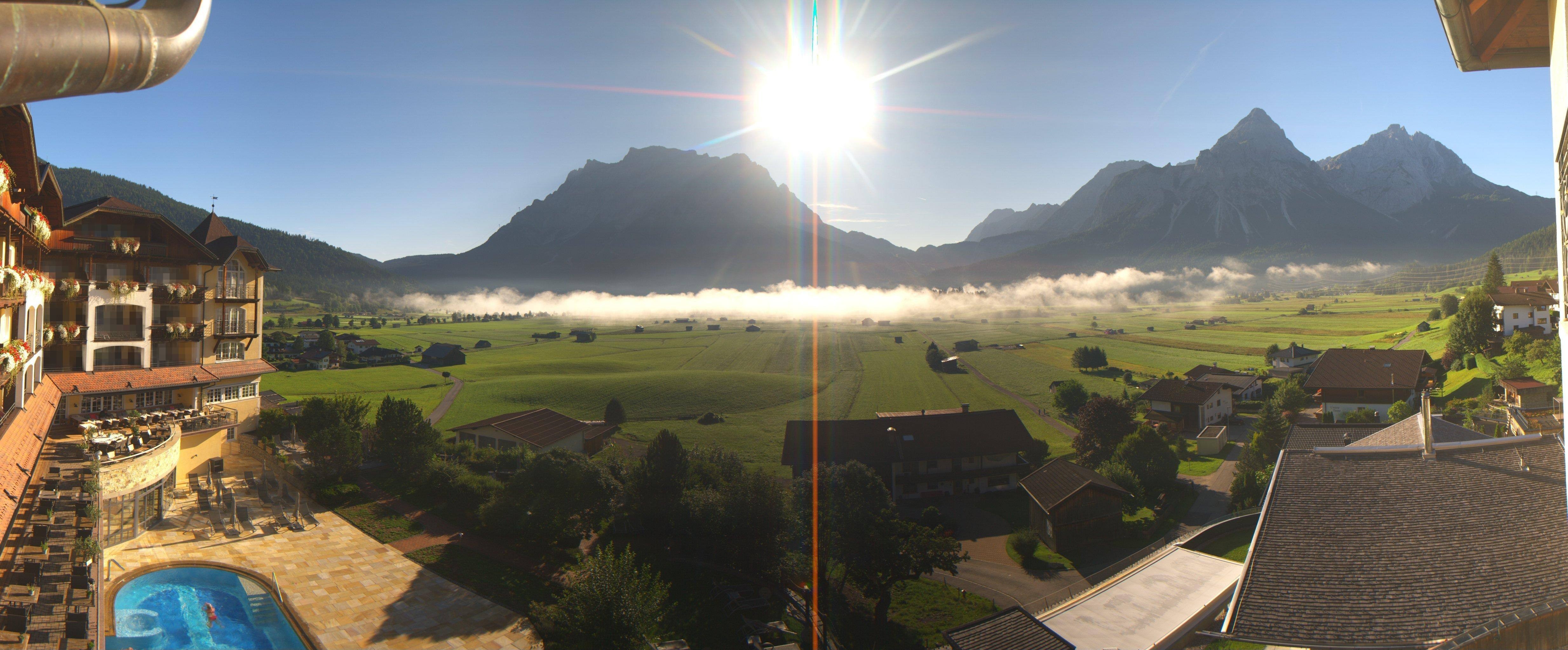 Archiv Foto Webcam Panoramablick Zugspitze