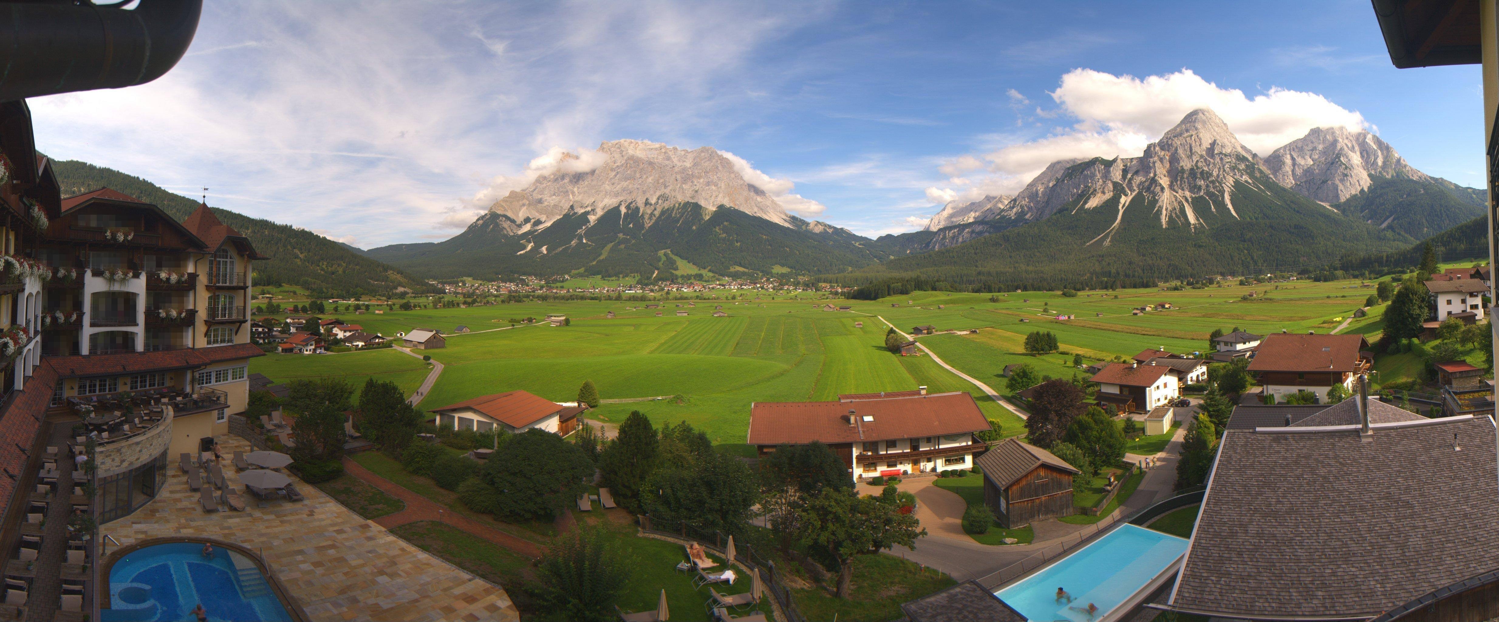Archiv Foto Webcam Panoramablick Zugspitze