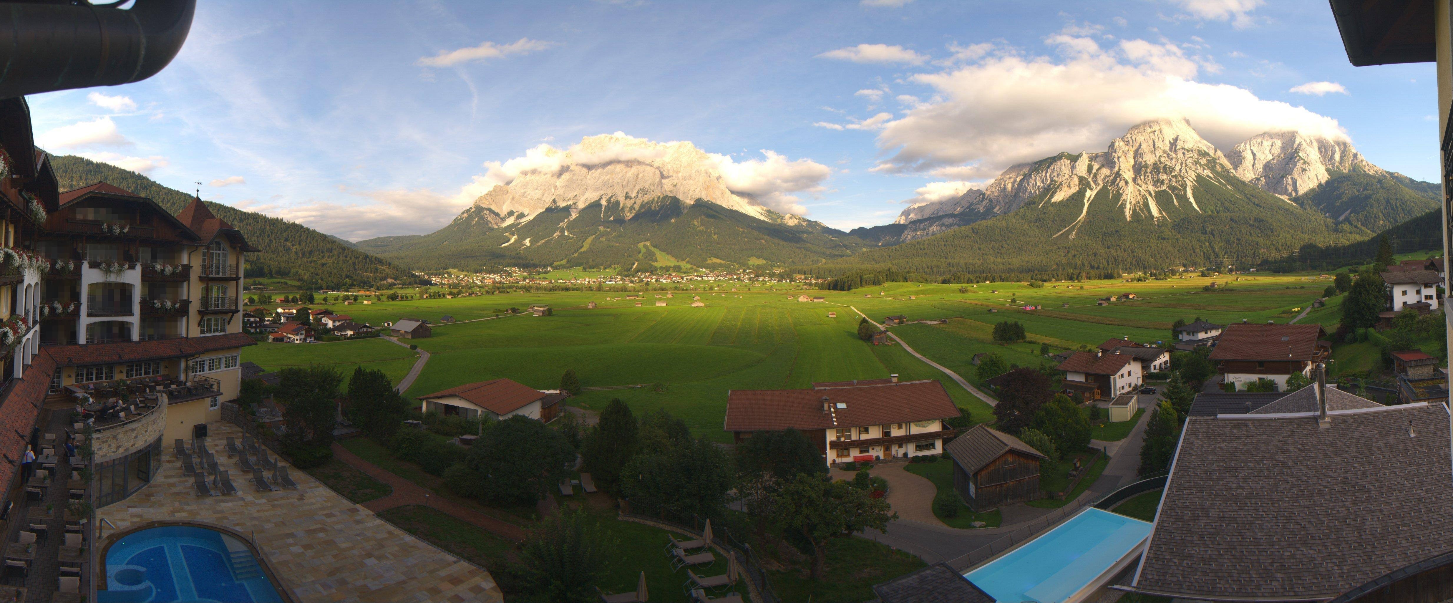 Archiv Foto Webcam Panoramablick Zugspitze