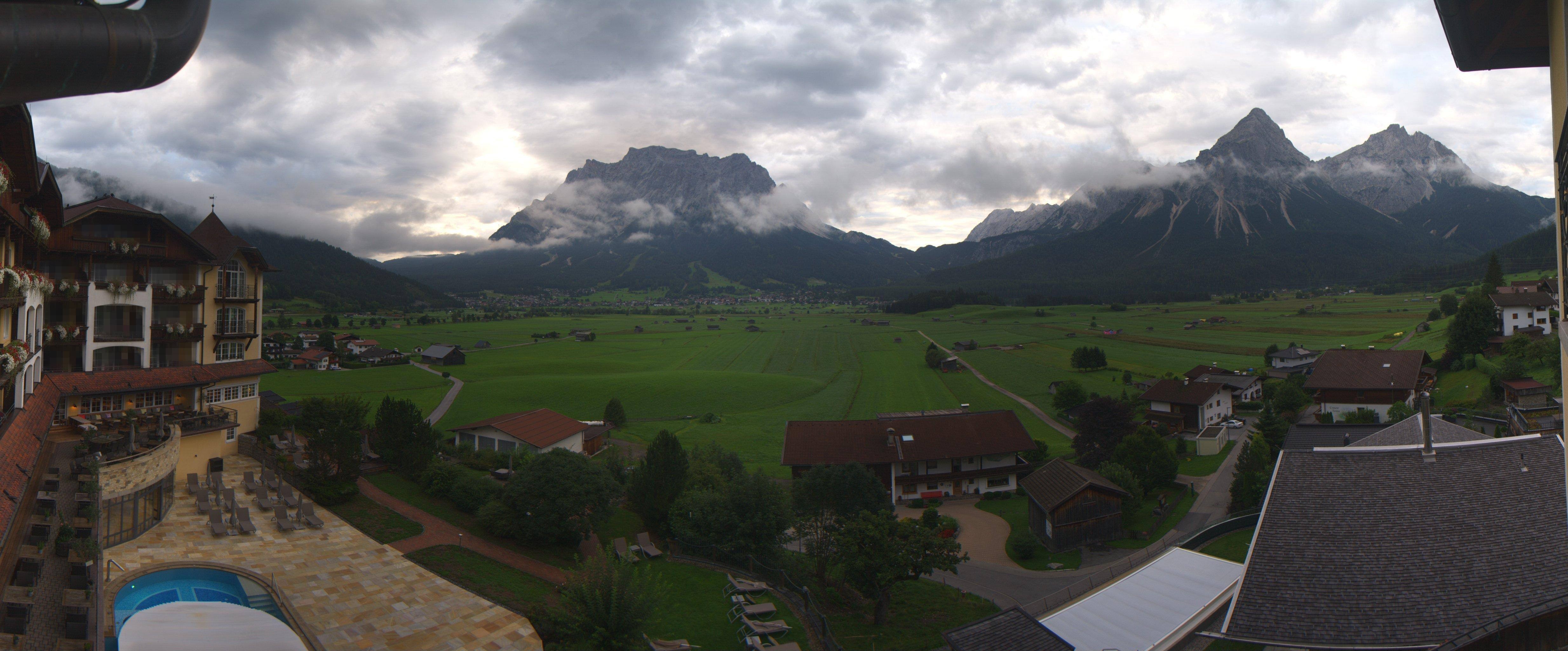 Archiv Foto Webcam Panoramablick Zugspitze