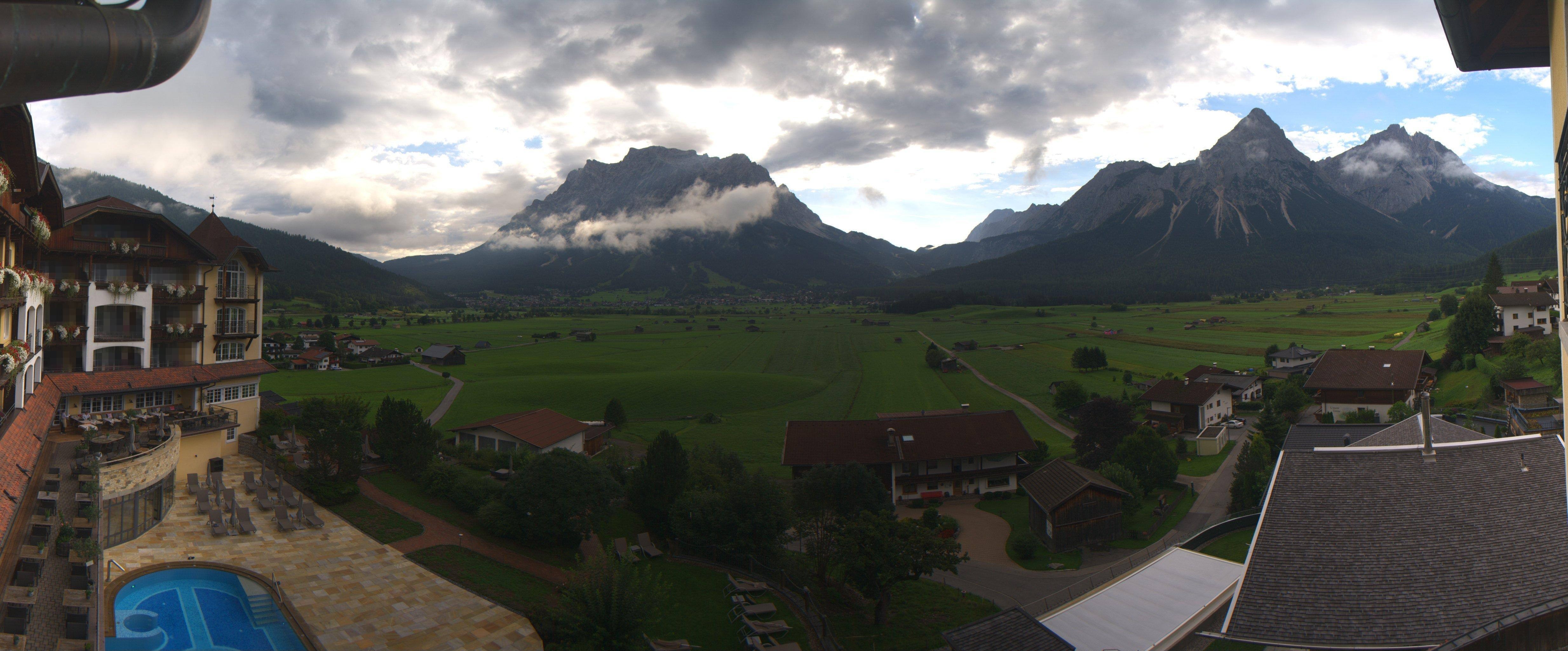 Archiv Foto Webcam Panoramablick Zugspitze