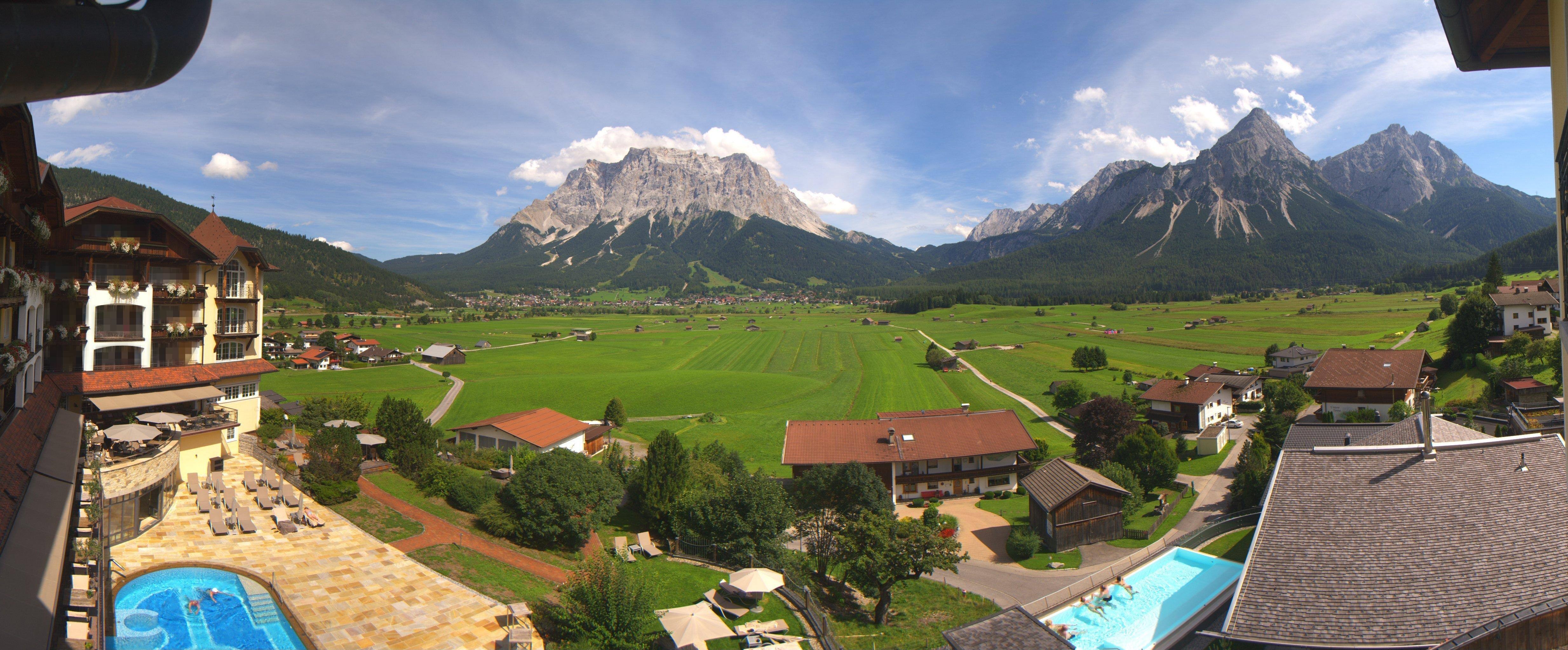 Archiv Foto Webcam Panoramablick Zugspitze