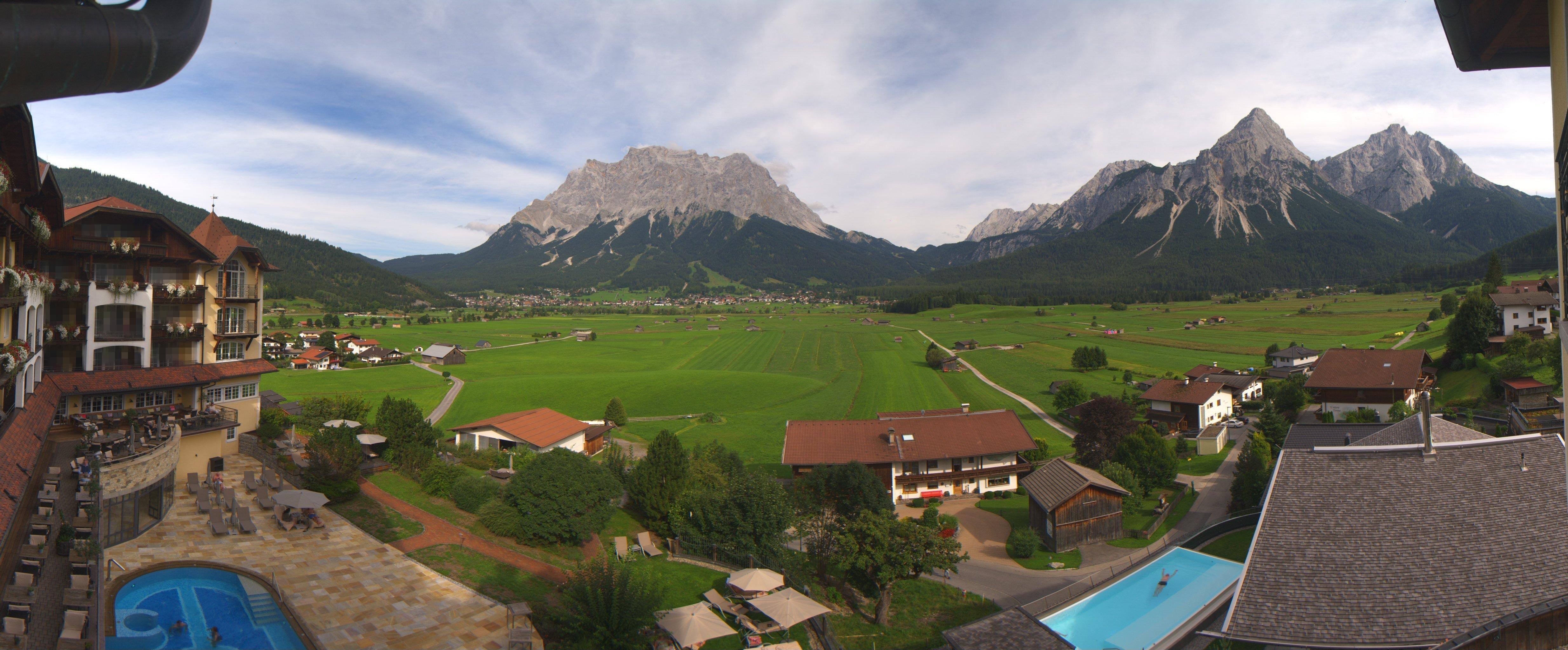 Archiv Foto Webcam Panoramablick Zugspitze