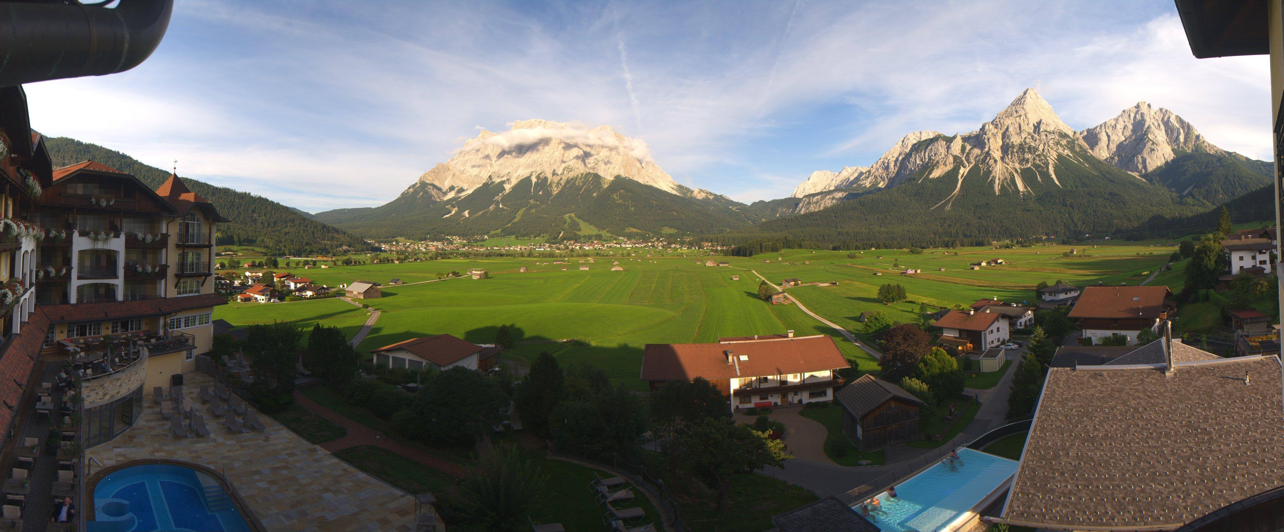 Archiv Foto Webcam Panoramablick Zugspitze