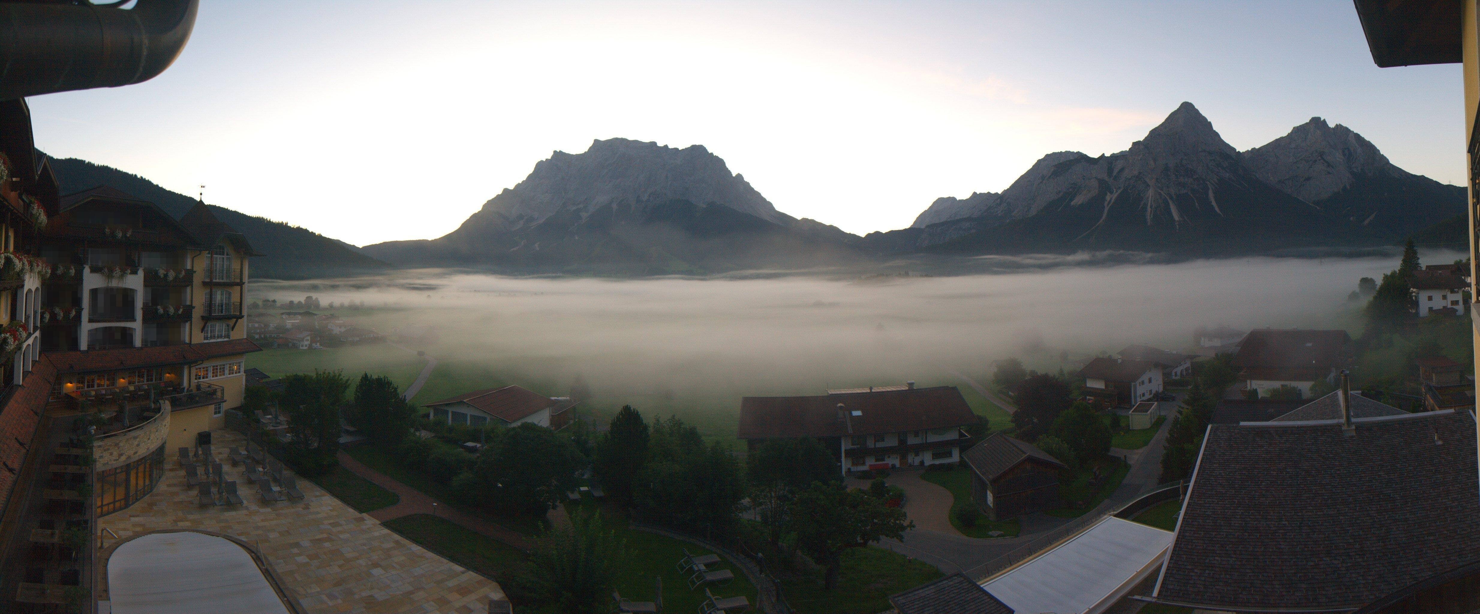 Archiv Foto Webcam Panoramablick Zugspitze