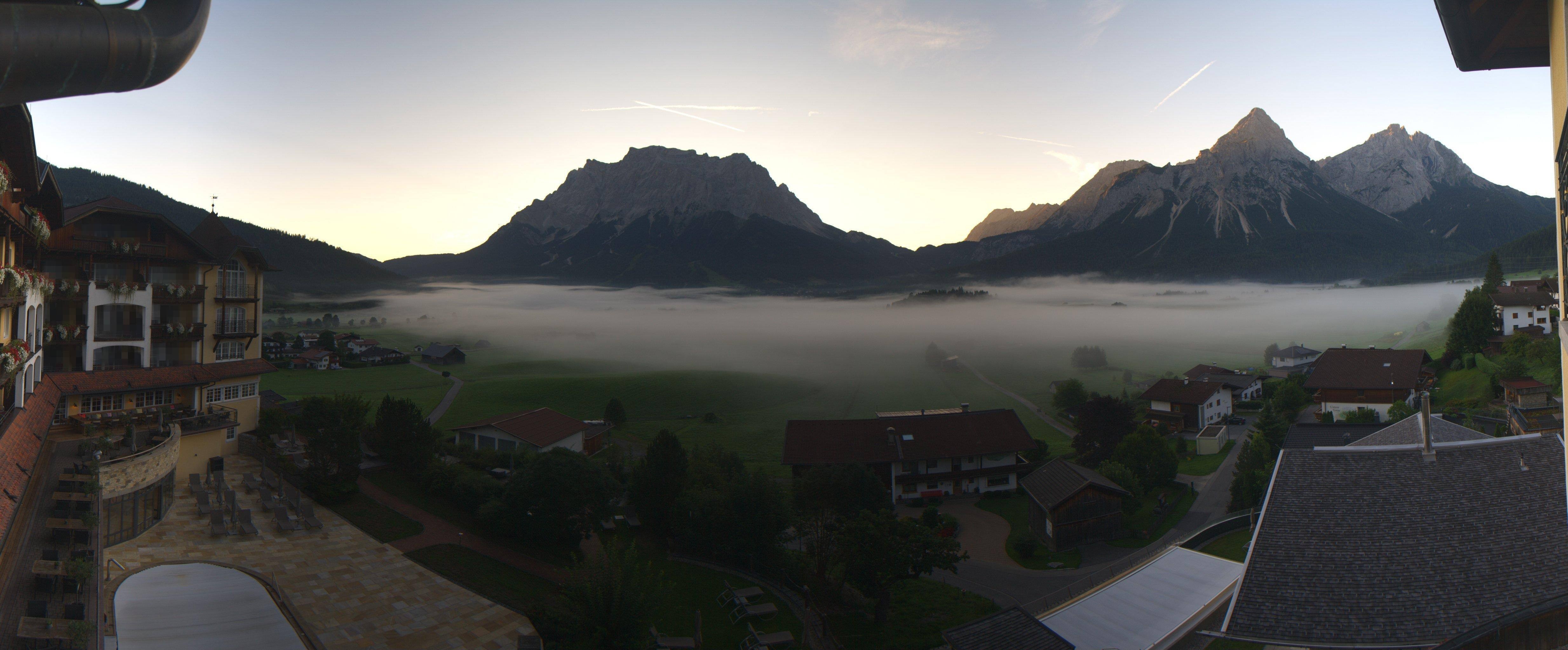 Archiv Foto Webcam Panoramablick Zugspitze