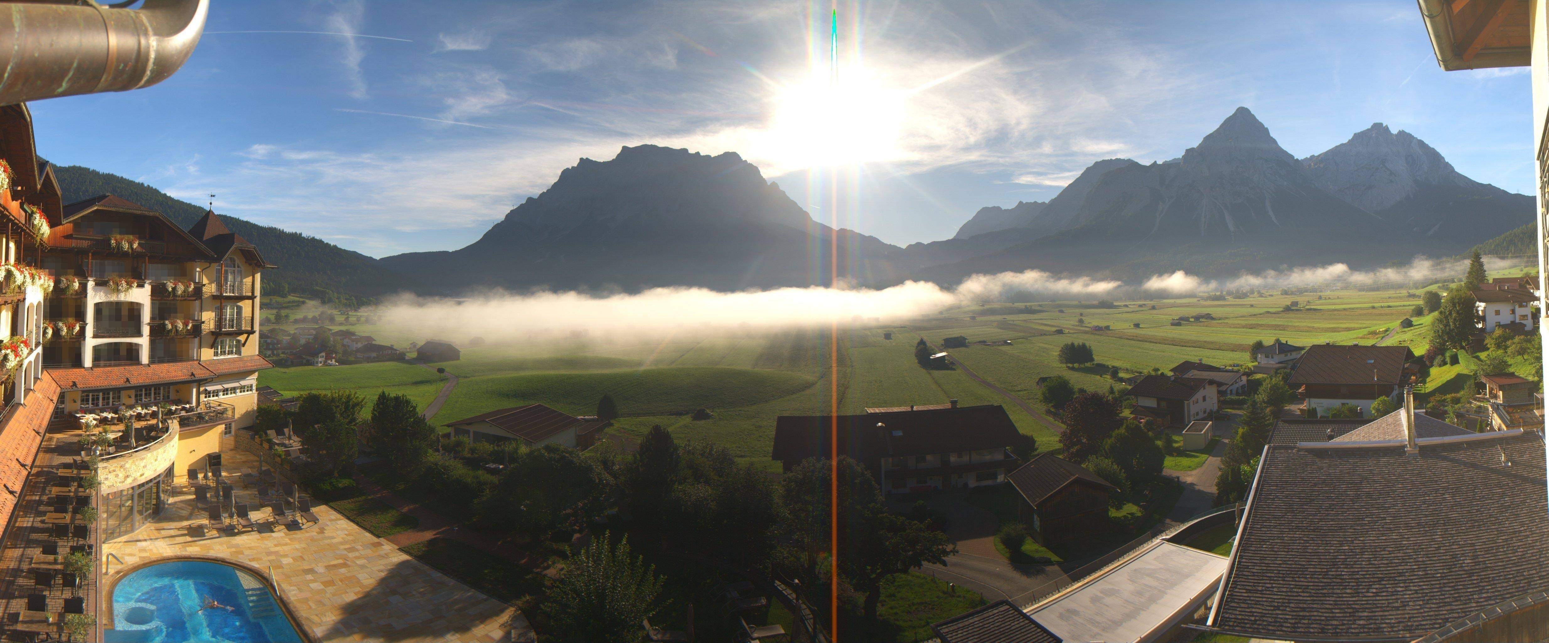 Archiv Foto Webcam Panoramablick Zugspitze