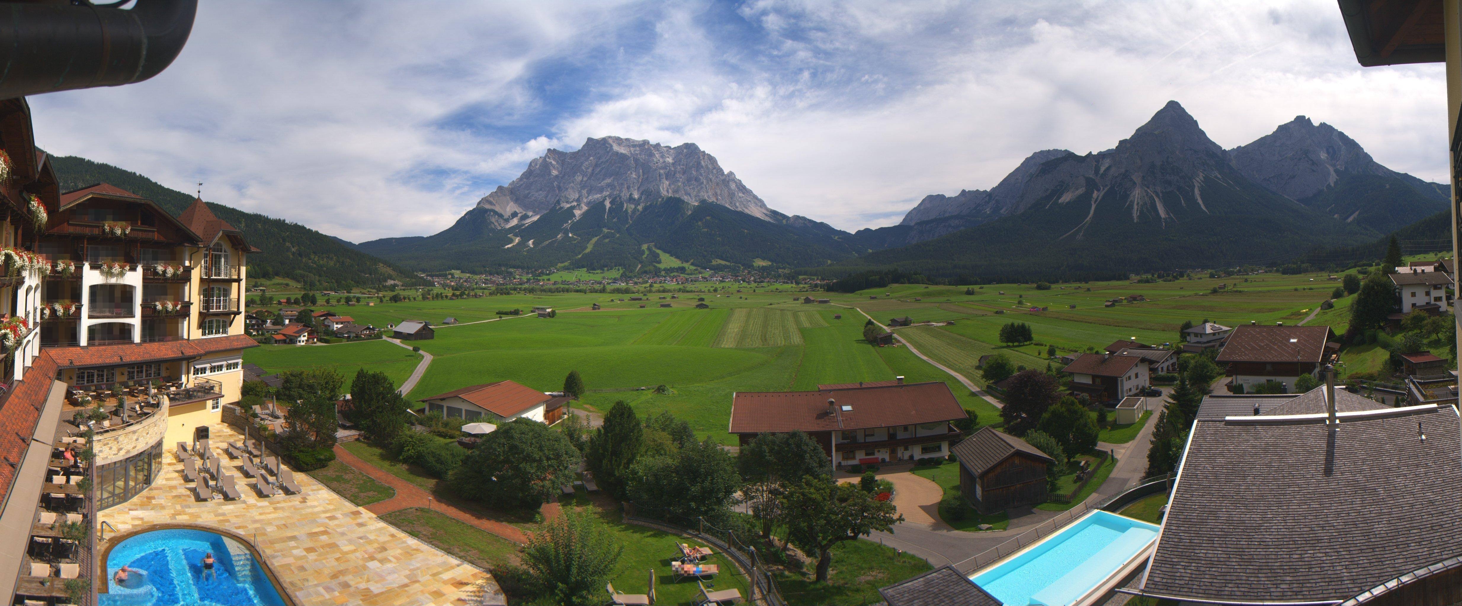 Archiv Foto Webcam Panoramablick Zugspitze