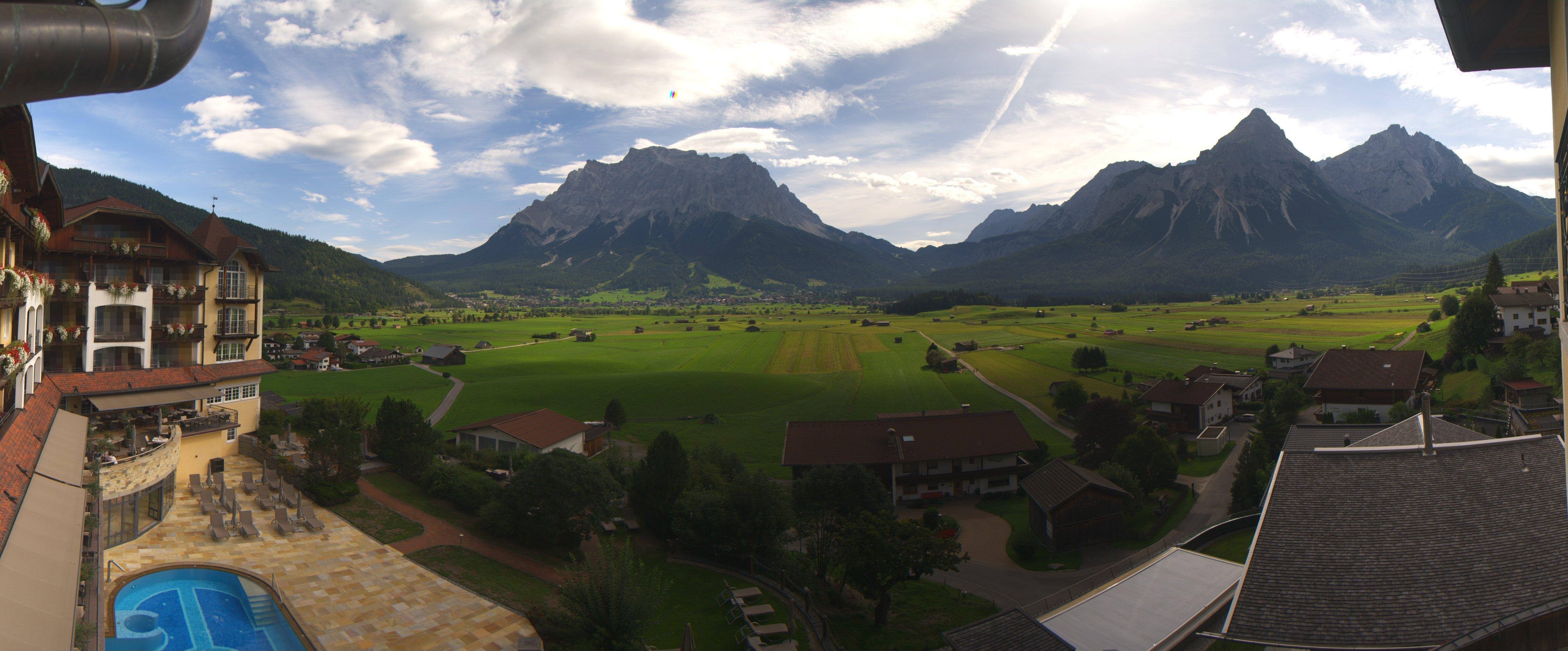 Archiv Foto Webcam Panoramablick Zugspitze