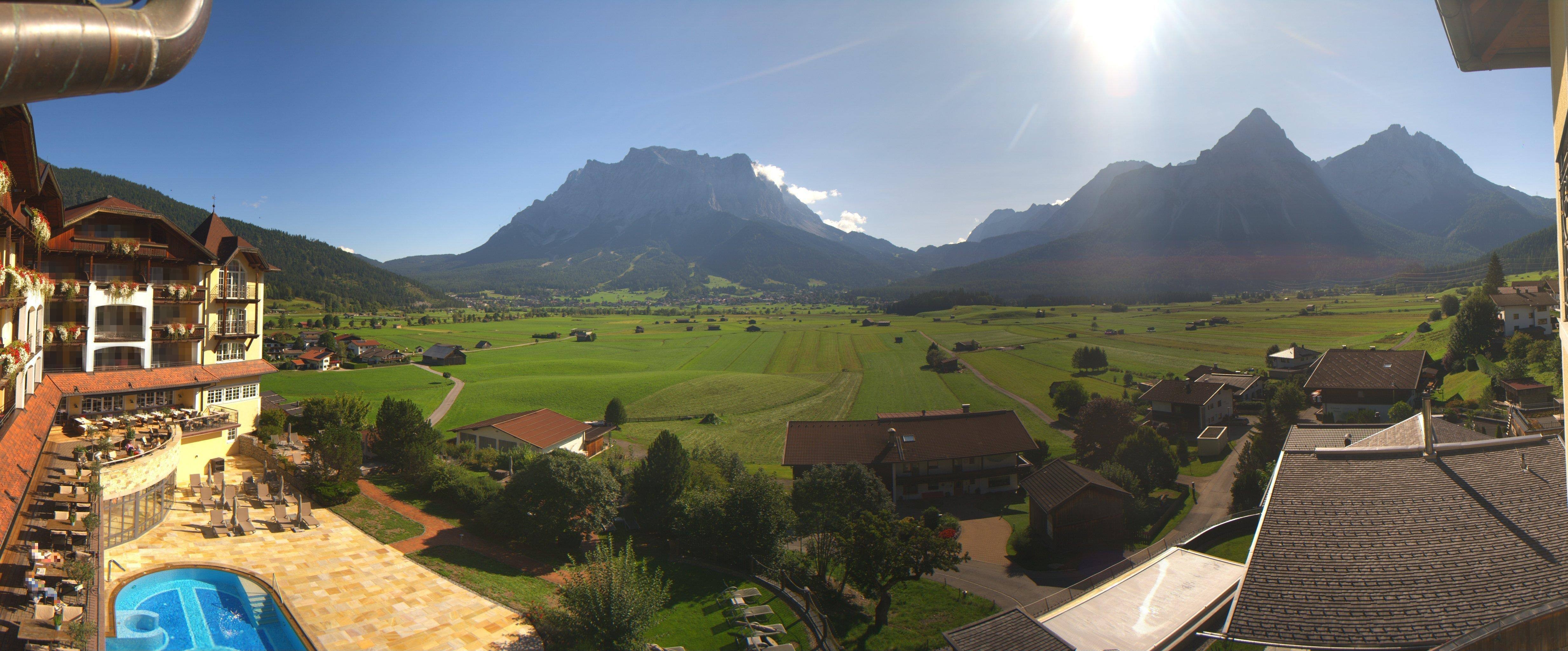 Archiv Foto Webcam Panoramablick Zugspitze