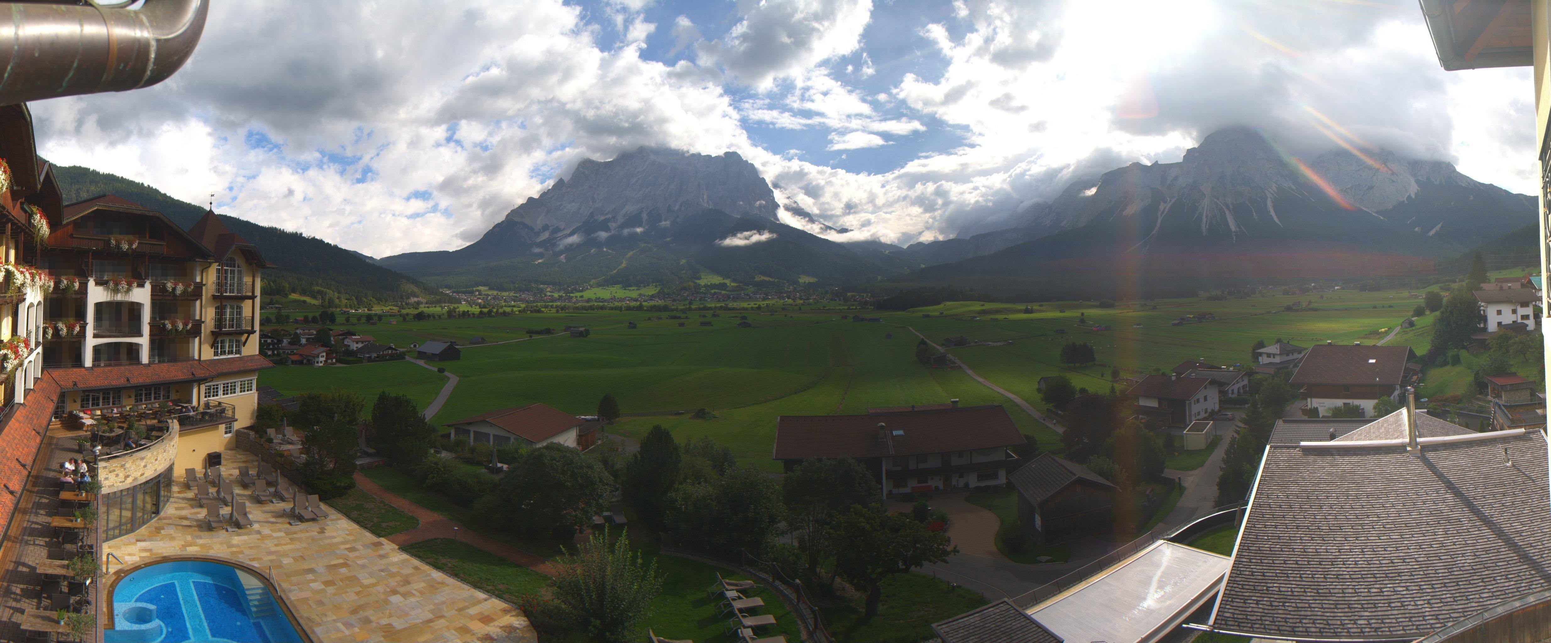 Archiv Foto Webcam Panoramablick Zugspitze