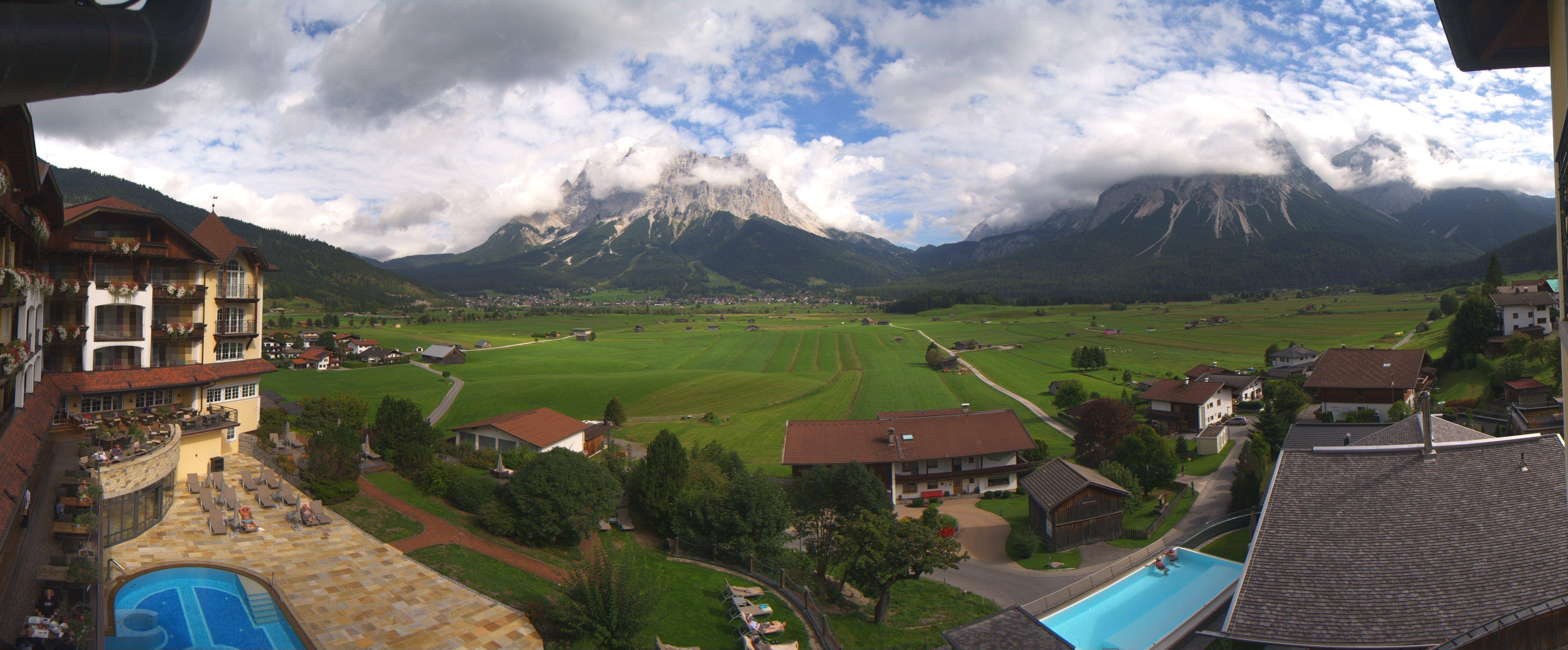 Archiv Foto Webcam Panoramablick Zugspitze