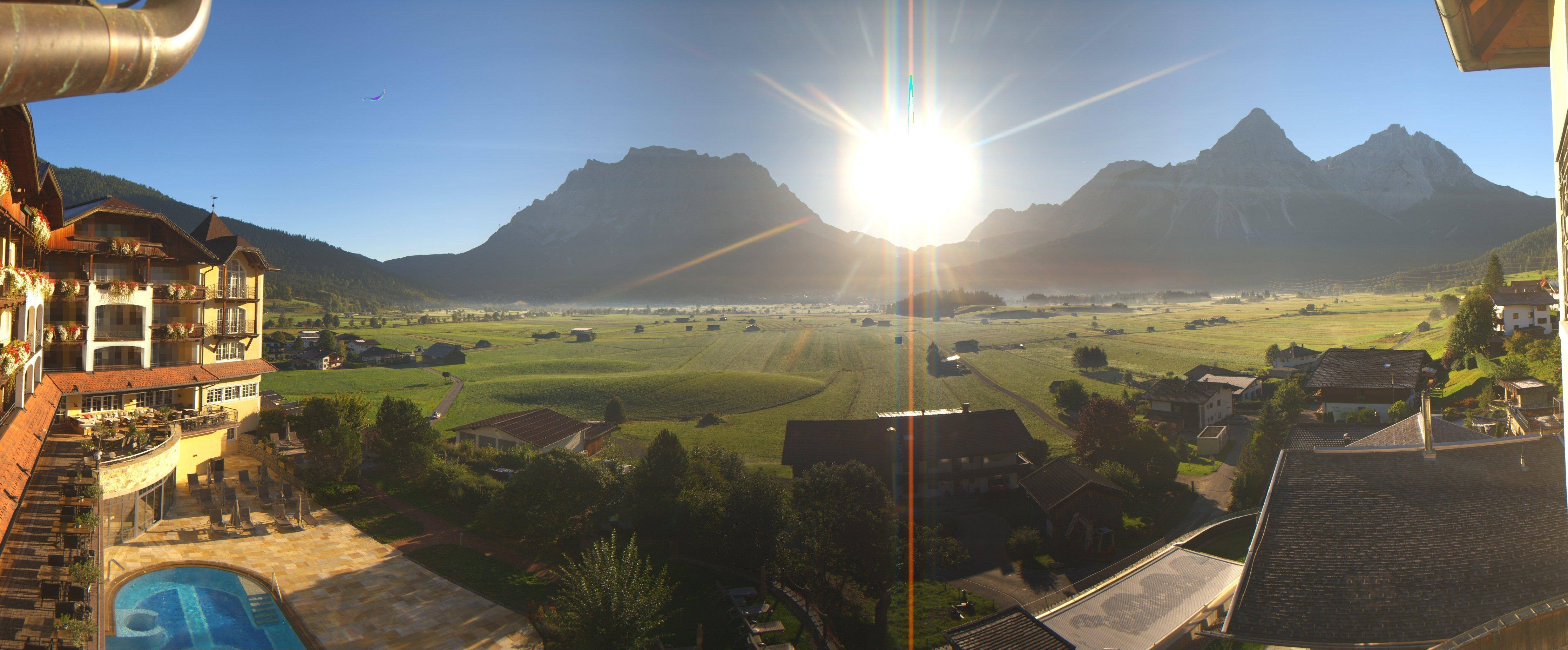 Archiv Foto Webcam Panoramablick Zugspitze