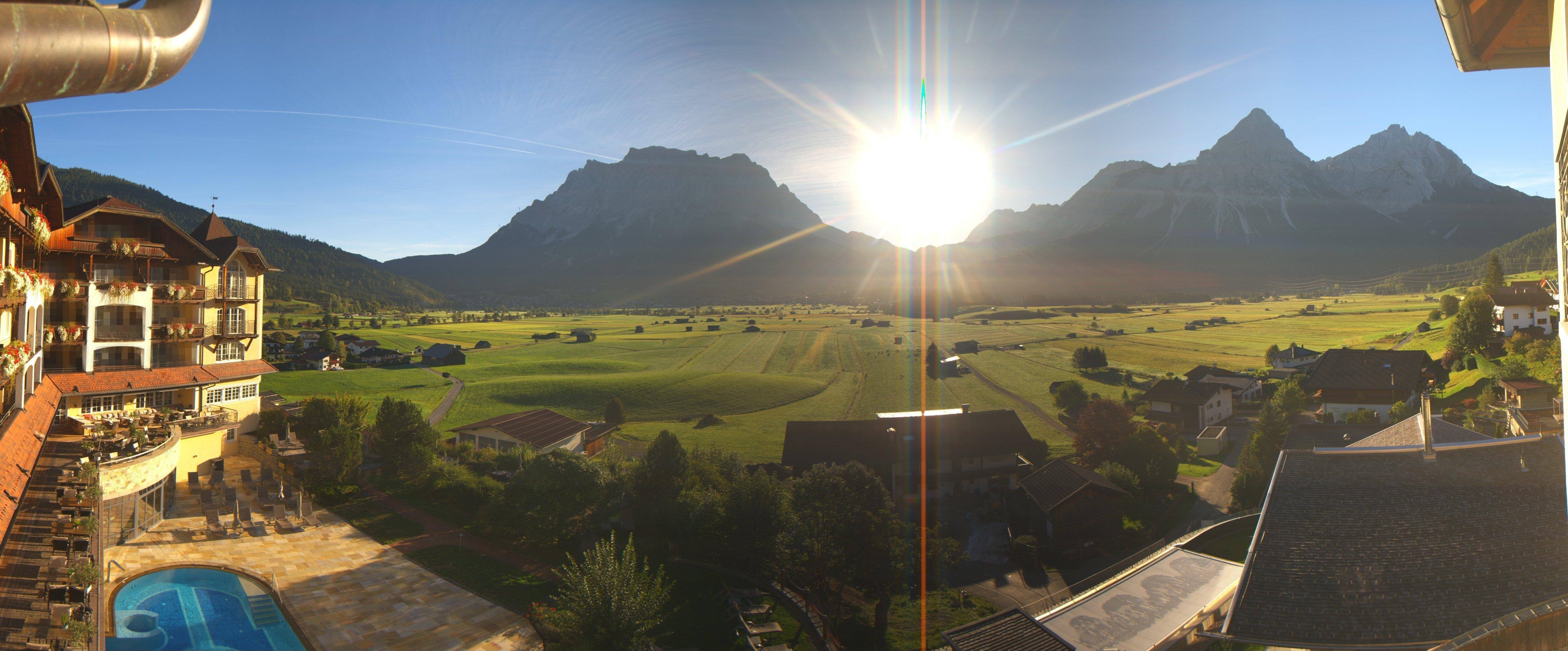 Archiv Foto Webcam Panoramablick Zugspitze