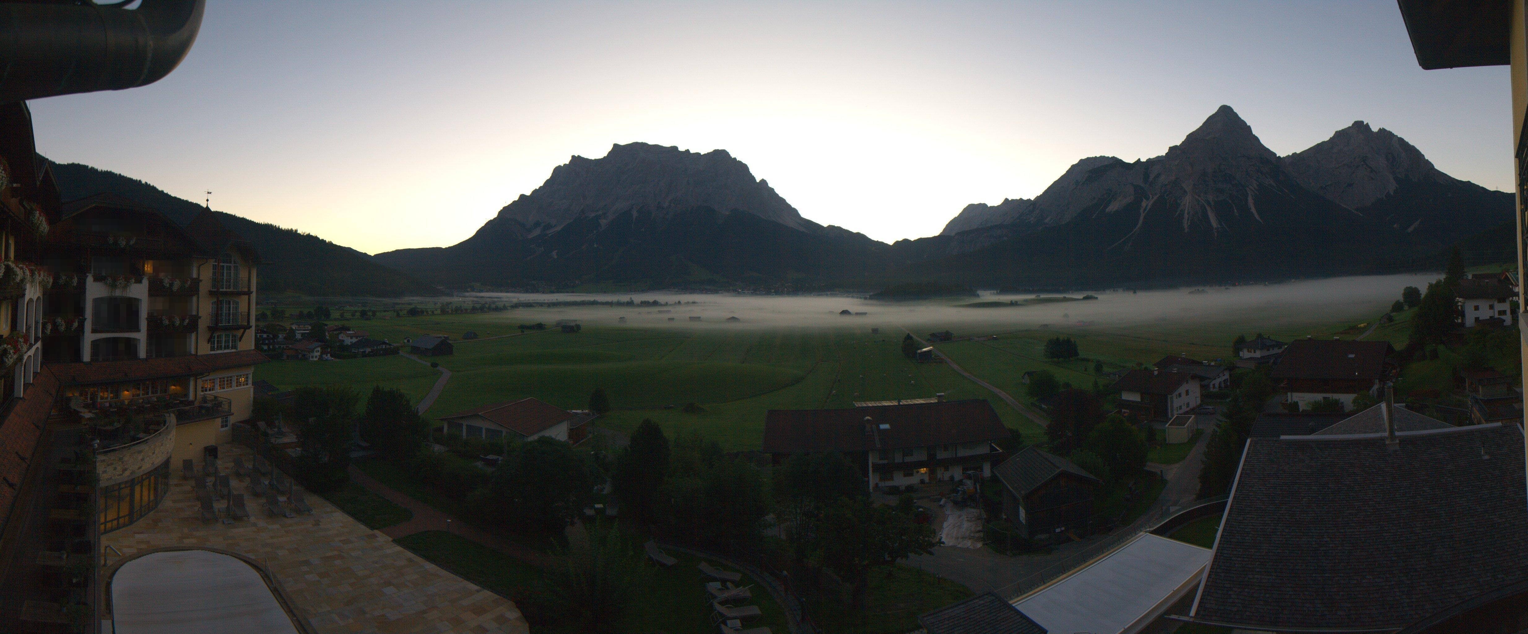 Archiv Foto Webcam Panoramablick Zugspitze