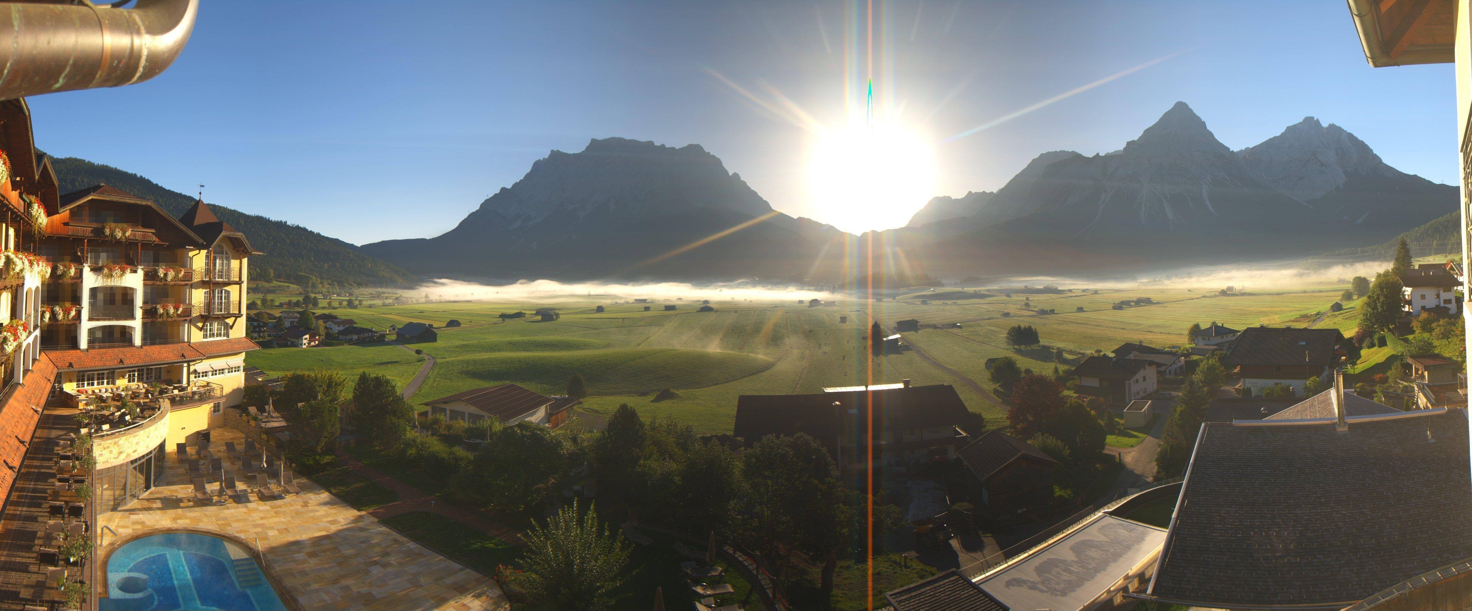 Archiv Foto Webcam Panoramablick Zugspitze