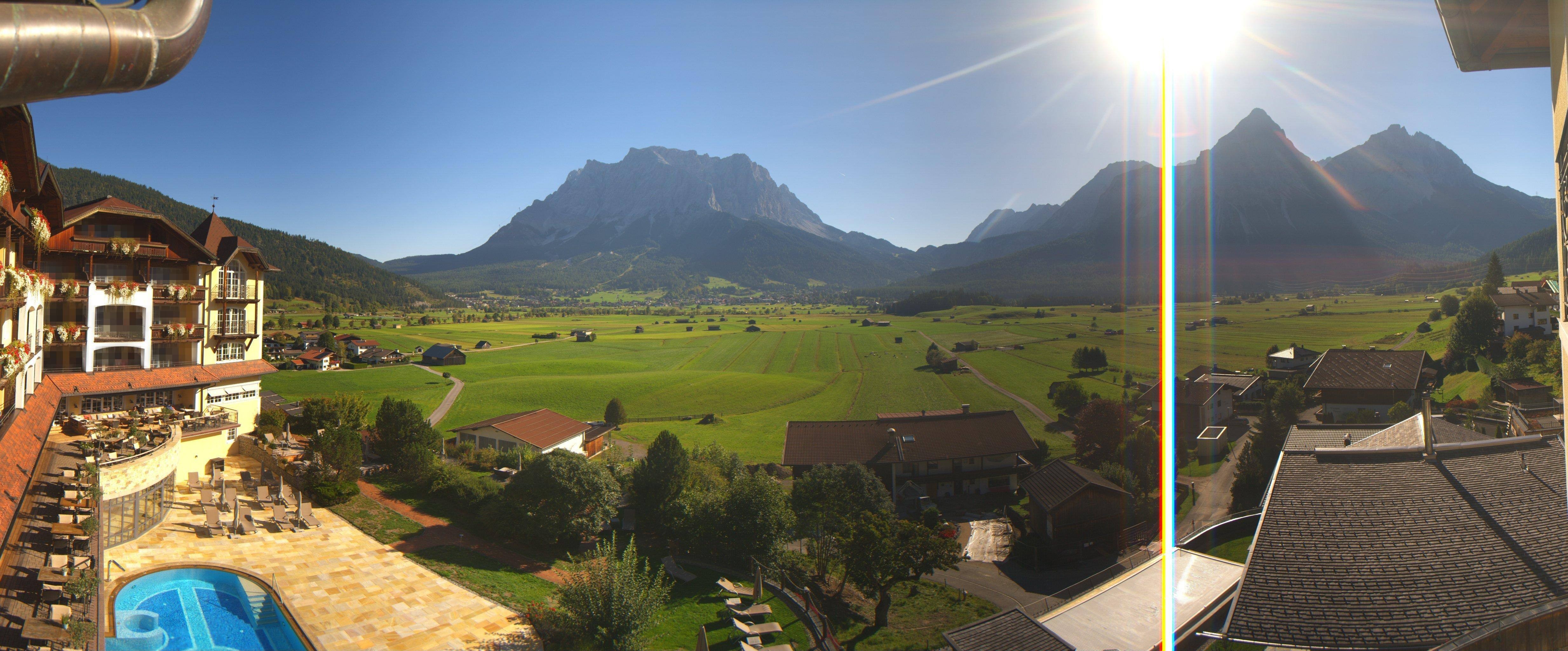 Archiv Foto Webcam Panoramablick Zugspitze