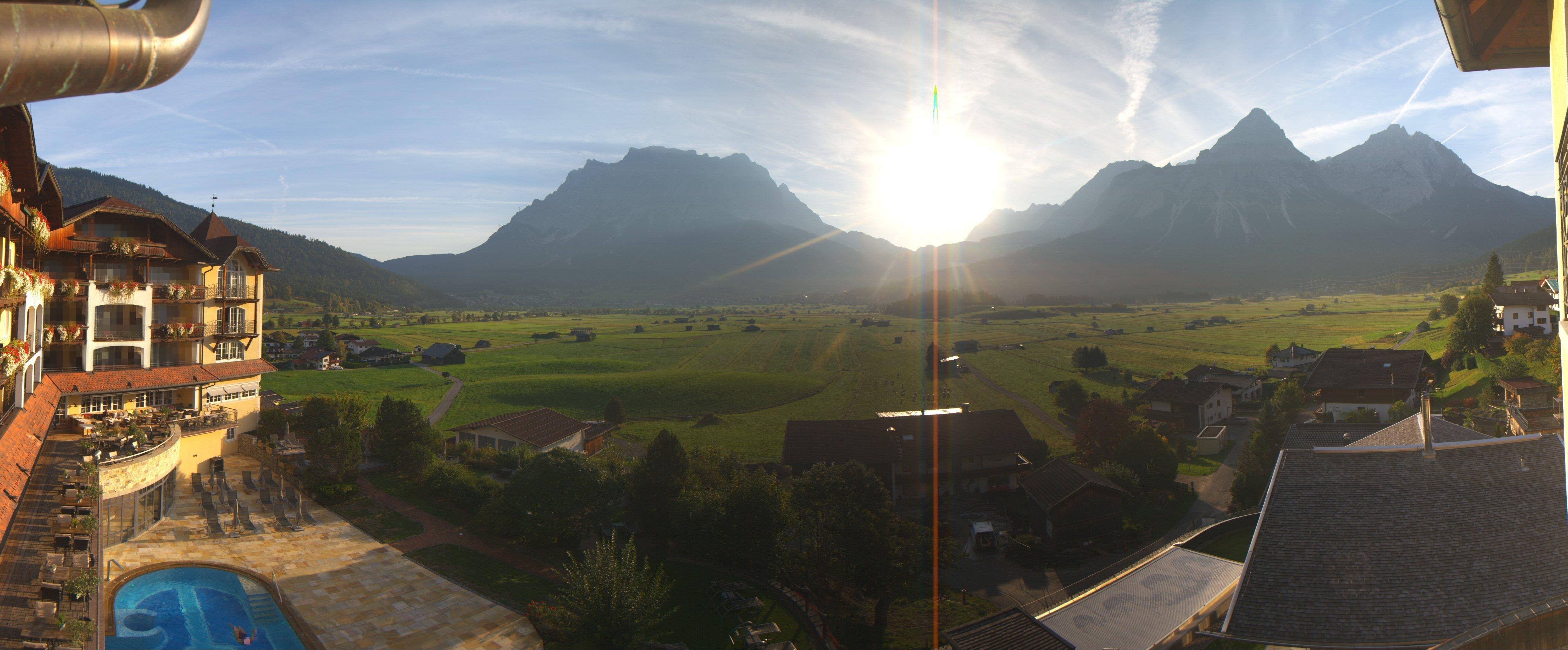 Archiv Foto Webcam Panoramablick Zugspitze