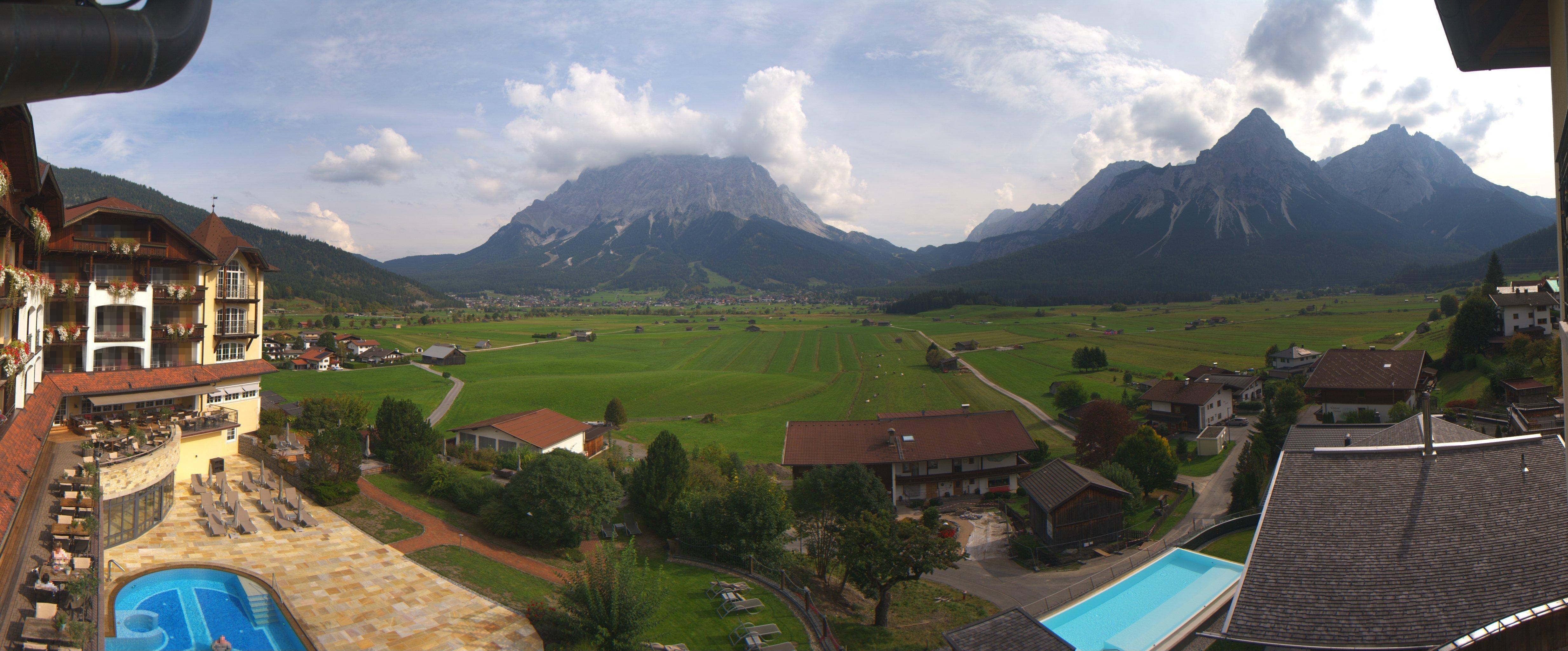 Archiv Foto Webcam Panoramablick Zugspitze