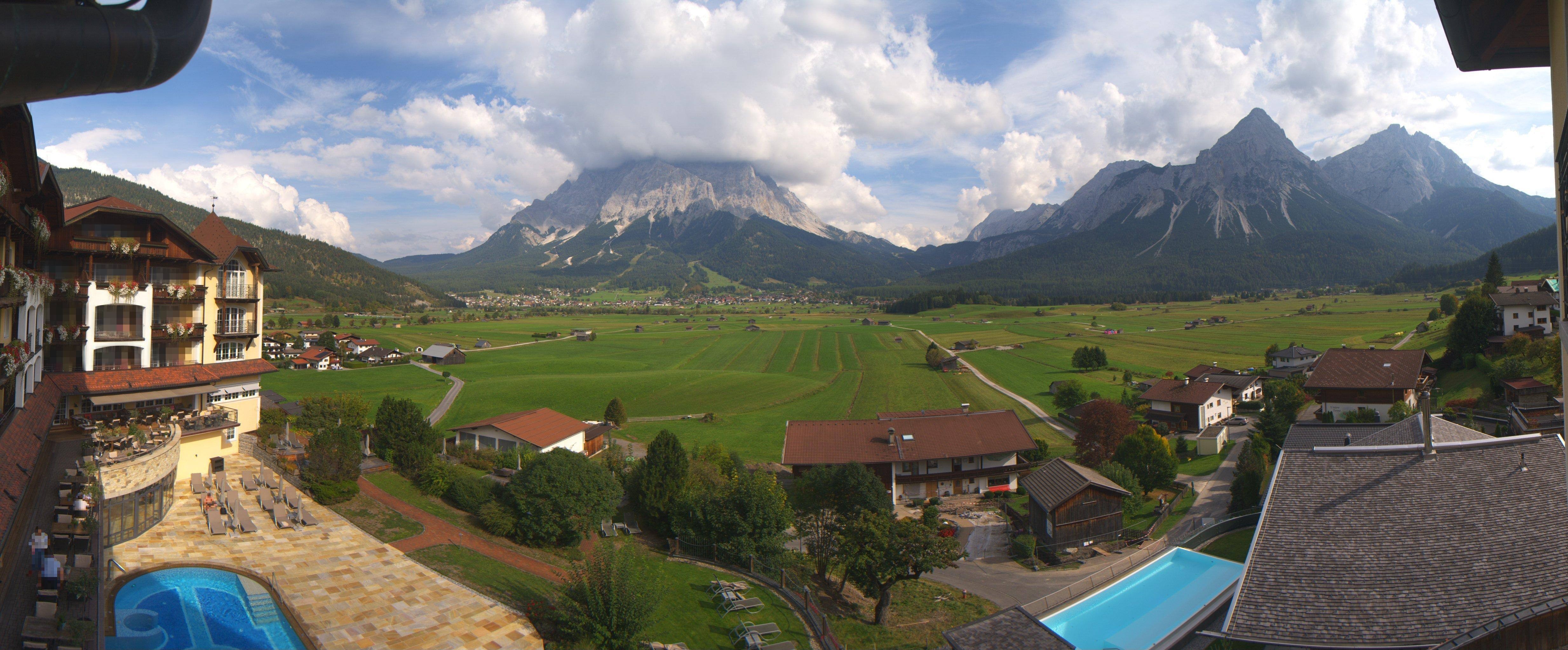 Archiv Foto Webcam Panoramablick Zugspitze