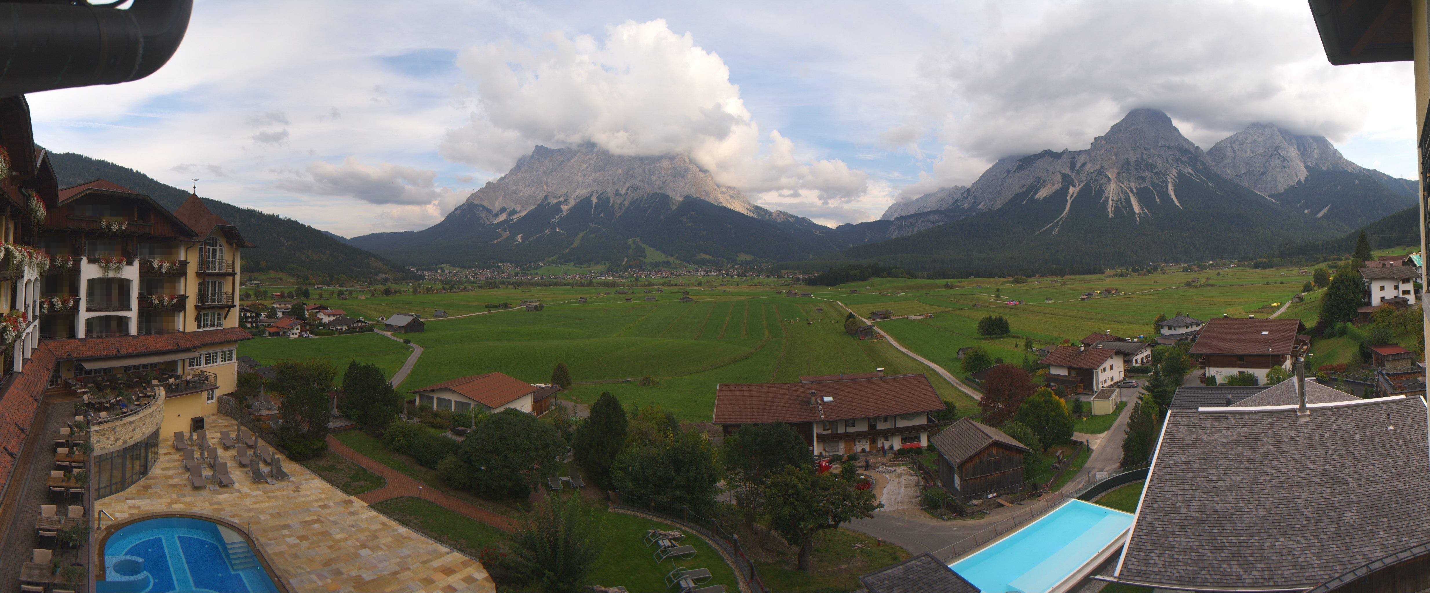 Archiv Foto Webcam Panoramablick Zugspitze